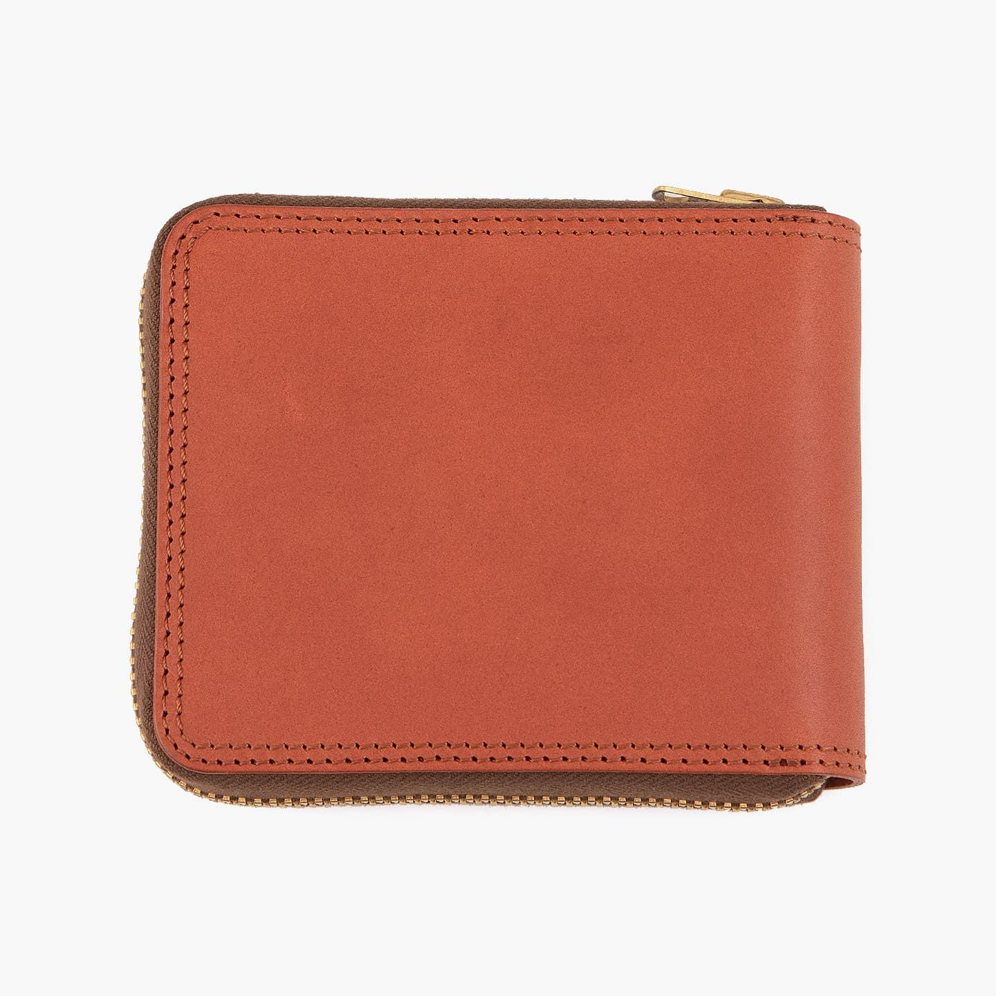 Wステッチ ハーフラウンドジップ財布 | 大人のバッグ・財布・ ラウンド