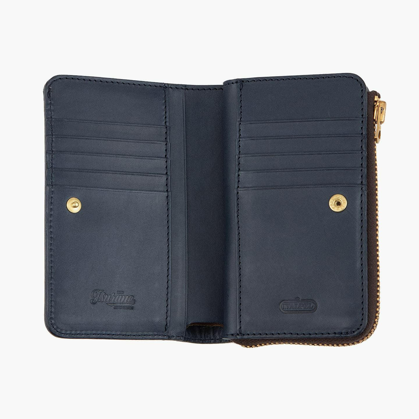 Wステッチ ショート財布 | 大人のバッグ・財布・ ミニウォレット など