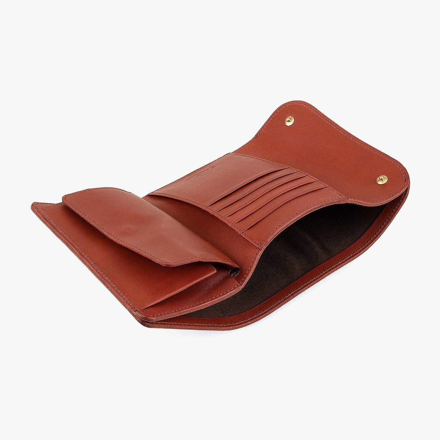Wホック＆Wステッチ ミニ財布 | 大人のバッグ・財布・ ミドル