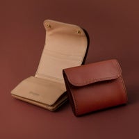 Wホック＆Wステッチ ミニ財布（S）