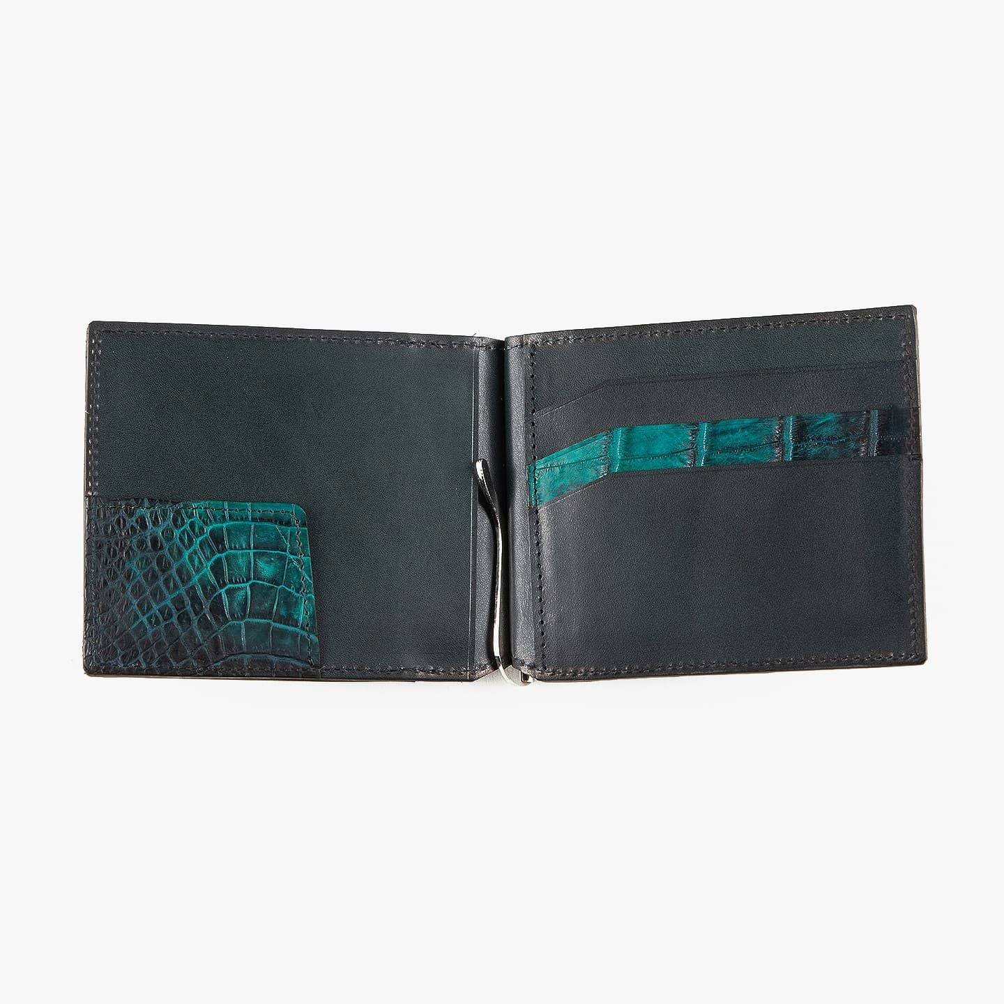 外装＆内装装飾（クロコダイル）：Bluegreen ／ 内装（牛革）：Navy