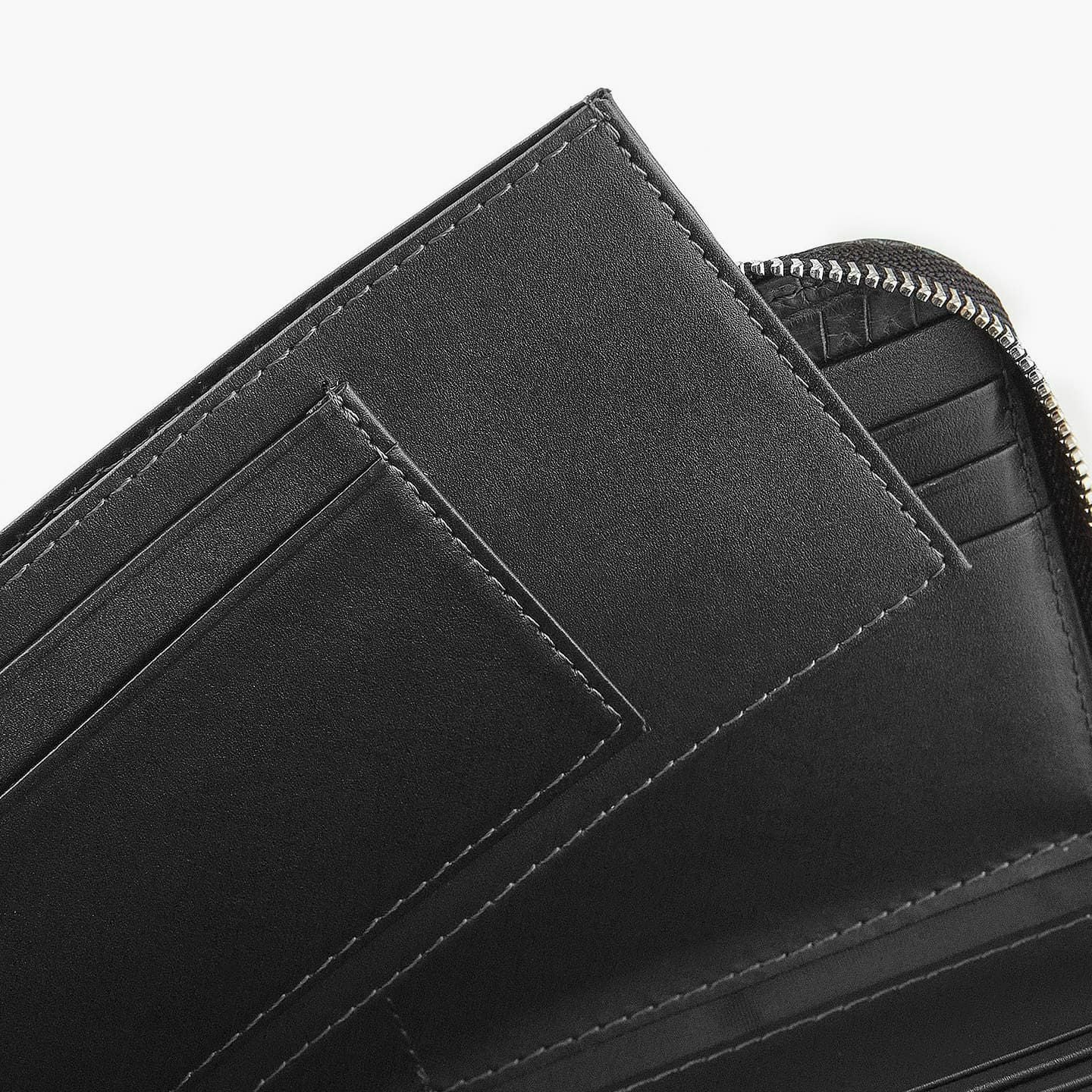 ナイルクロコダイル 手染めL字ジップ長財布 | 大人のバッグ・財布・ L