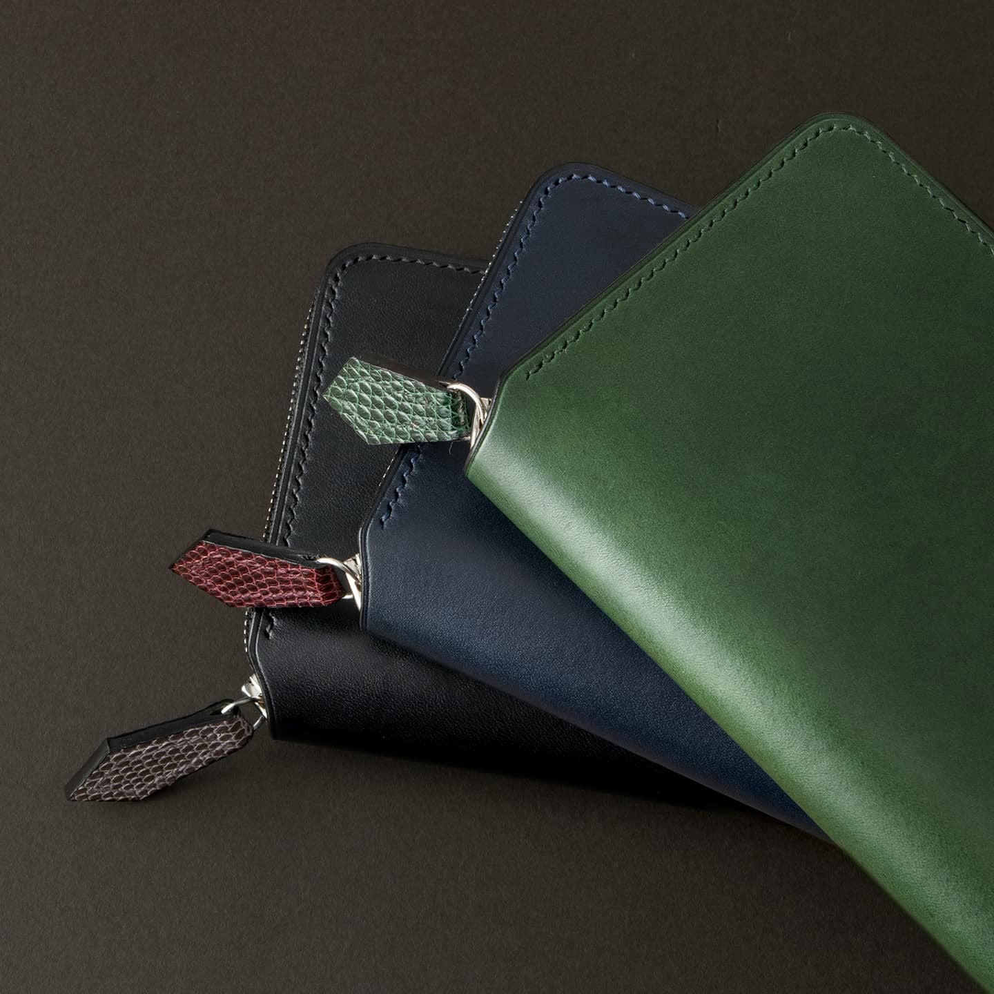 財布/ブランド/長財布 BAGGY PORT】藍染め 蛇革 ウォレット | 藤巻百貨店