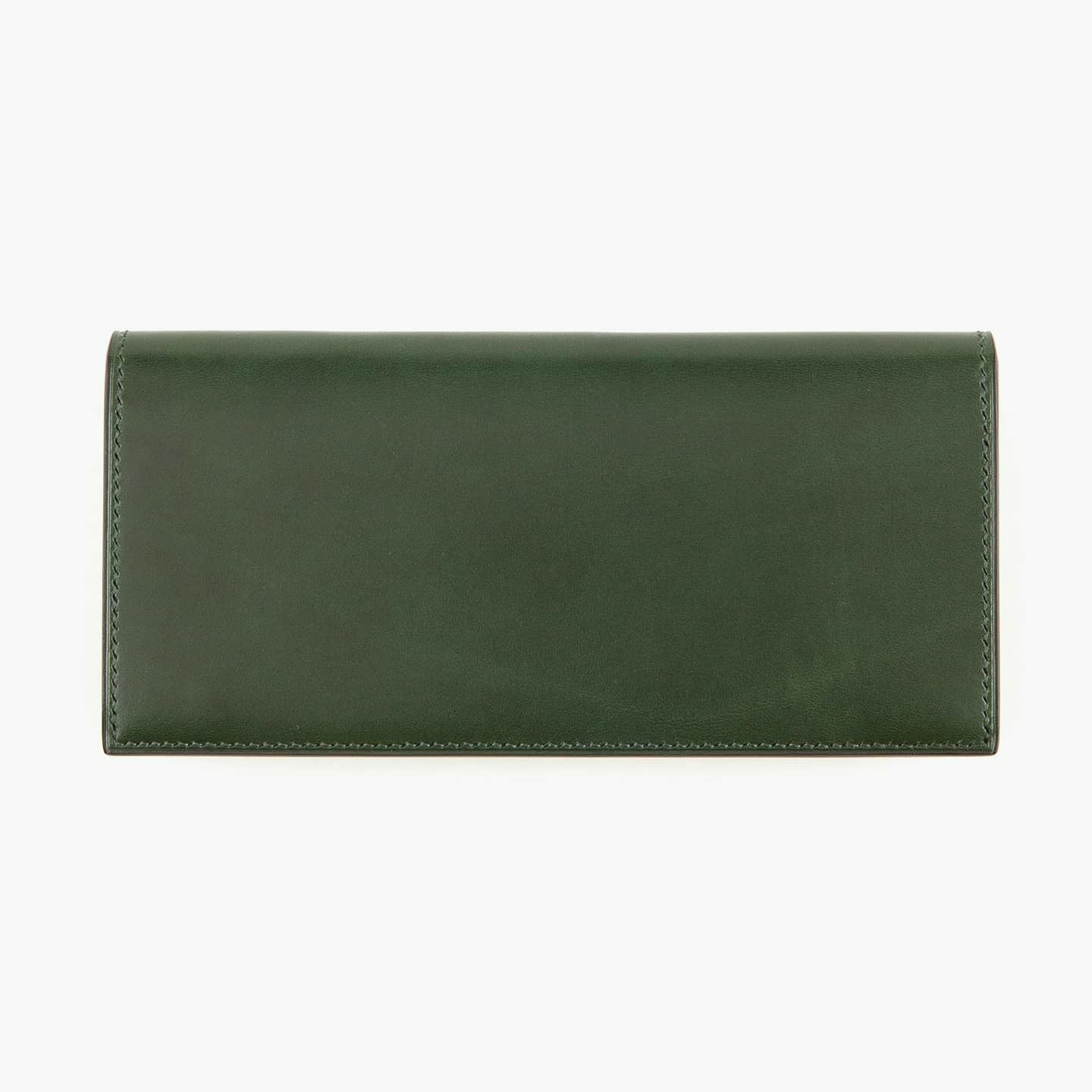 外装（ブリランテ）：Green、内装（ブリランテ）：Green、装飾（リザード）：Navy、ファスナー：Silver