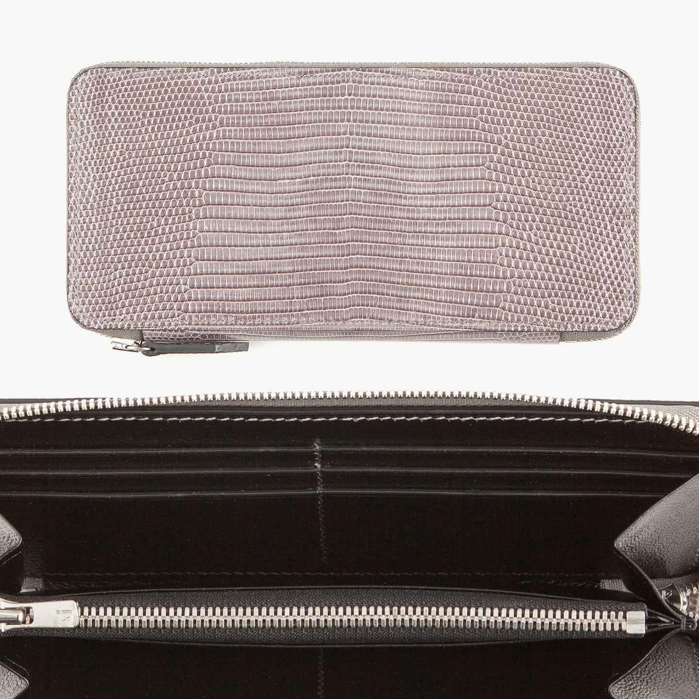 リザード ラウンドジップ長財布 | 大人のバッグ・財布・ ラウンド