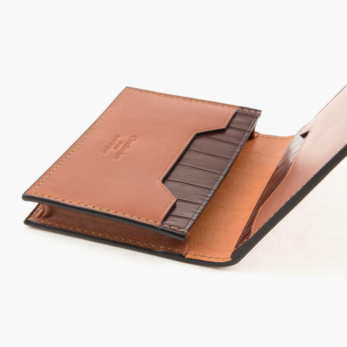 ブリランテ x クロコダイル 名刺入れ | 大人のバッグ・財布・ 名刺入れ