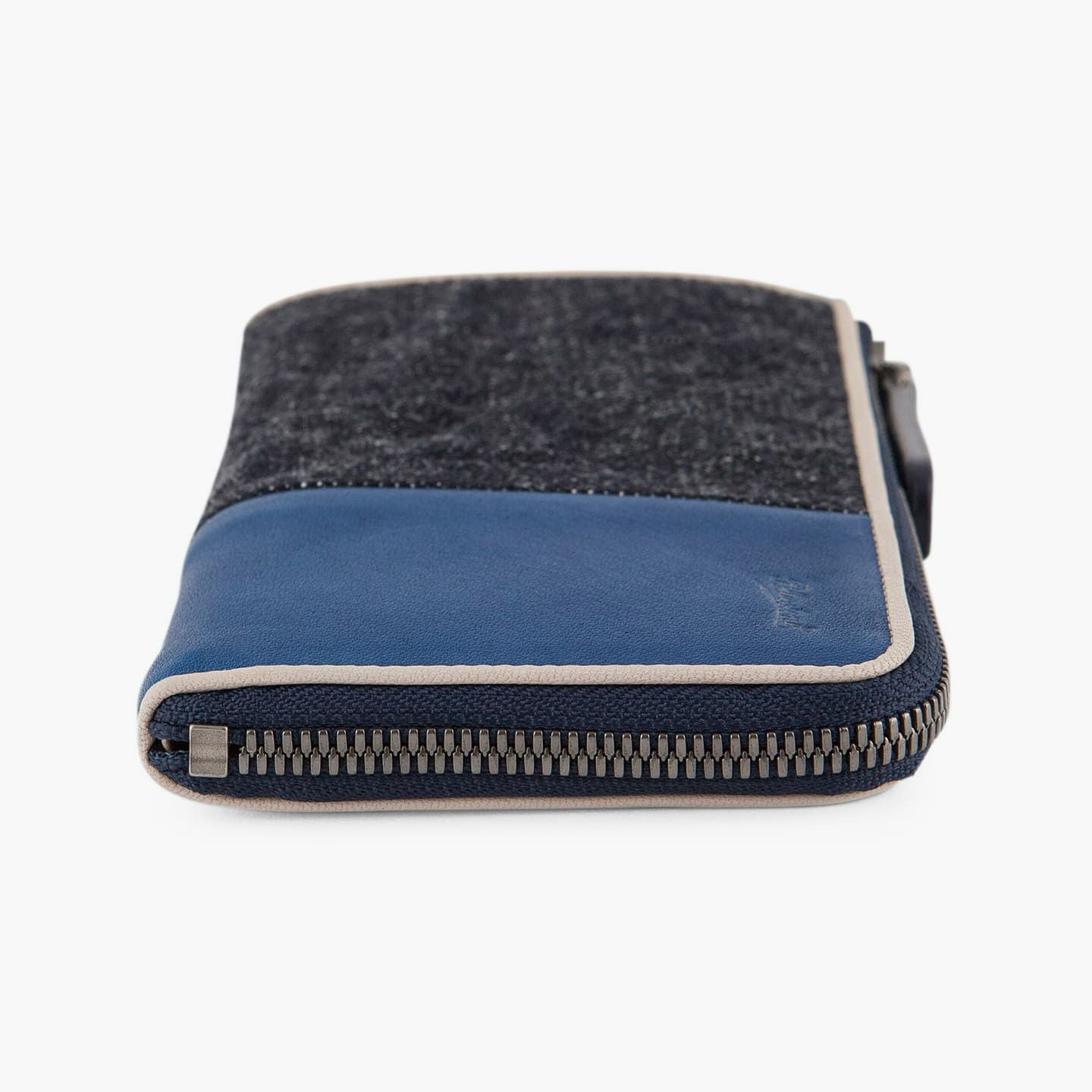 平成レトロ デニム生地 財布 美品 財布 二つ折り キッズ ポップ デニム スマイル ファンシー 平成