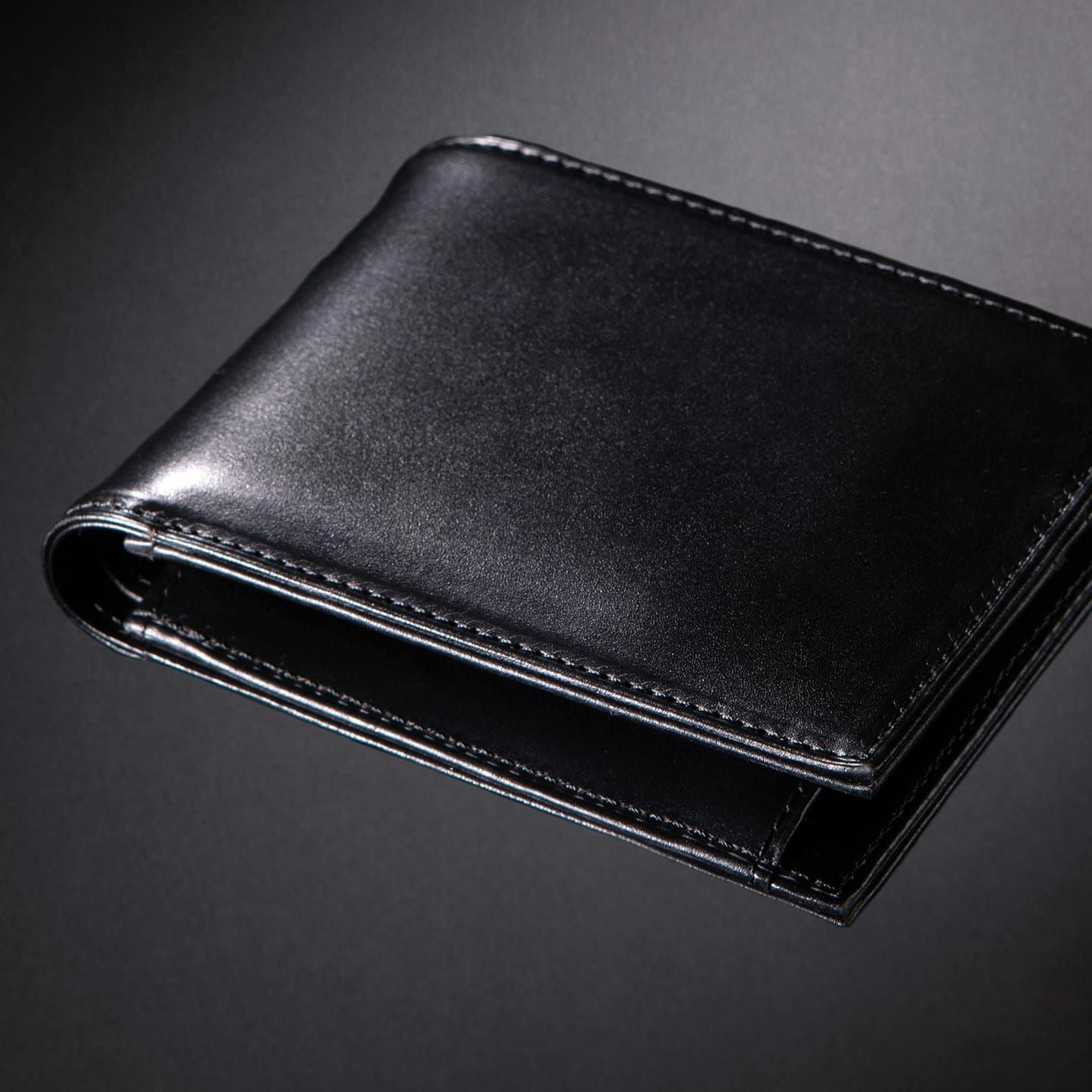 HORWEENクロムエクセル　スリムウォレット　コンチョカスタム　シルバー925 Inception 【コンチョカスタム】 CHROMEXCEL LEATHER TRUCKER WALLET