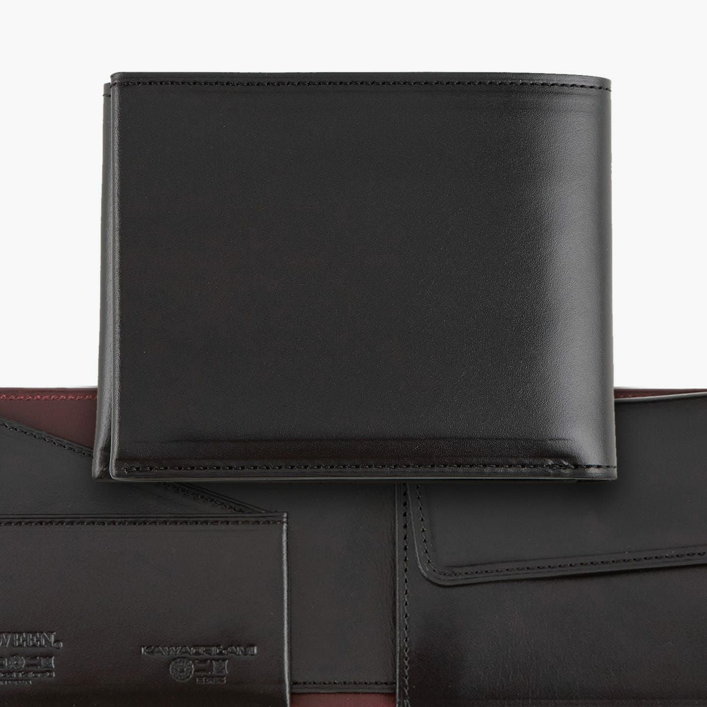 特厚★HORWEEN★クロムエクセル　二つ折り財布 オールブラック ホーウィン クロムエクセル アルチザンチェンジウォレット | 大人の