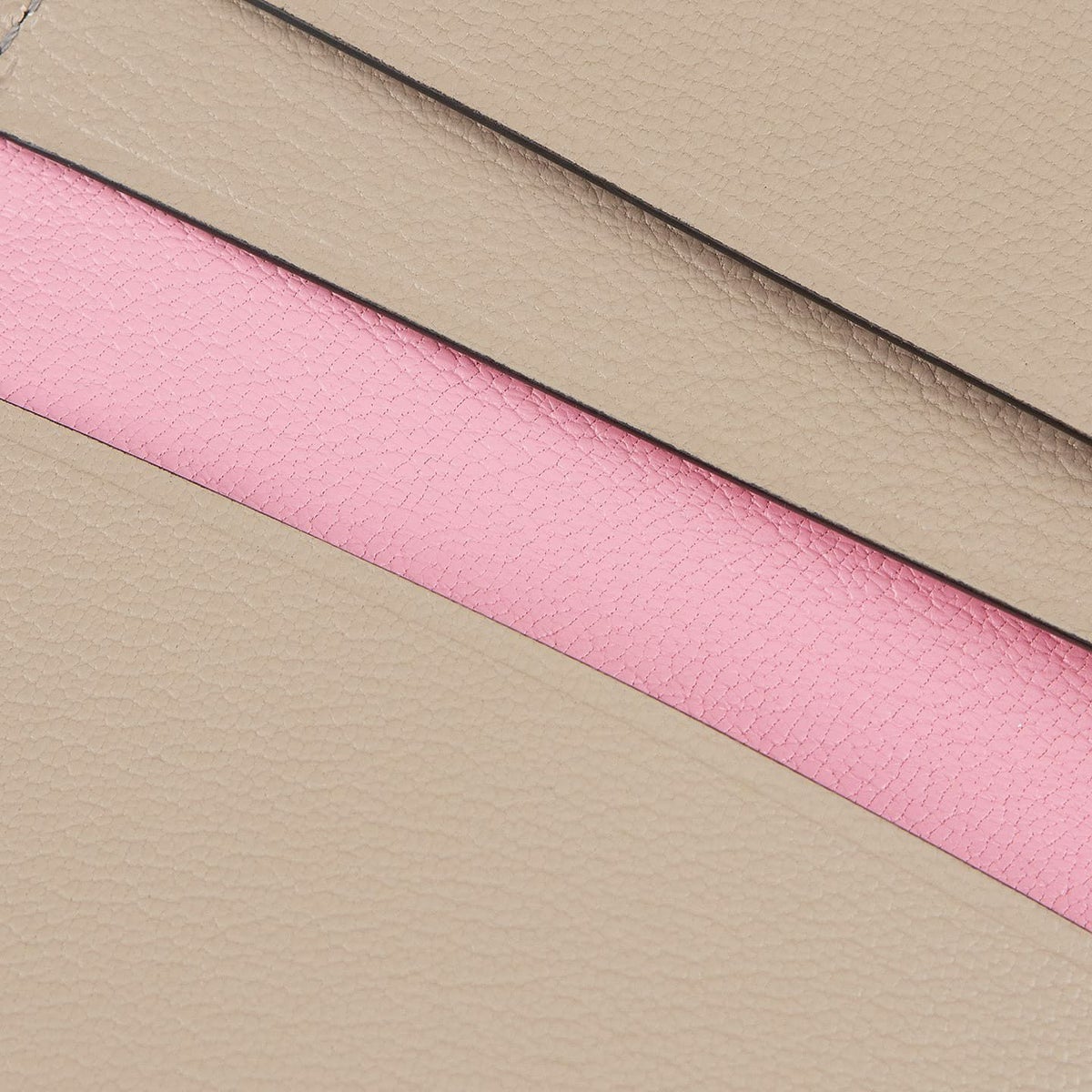 外装 & 内装（シェーブル）：Beige、内装裏地（シェーブル）：Rose