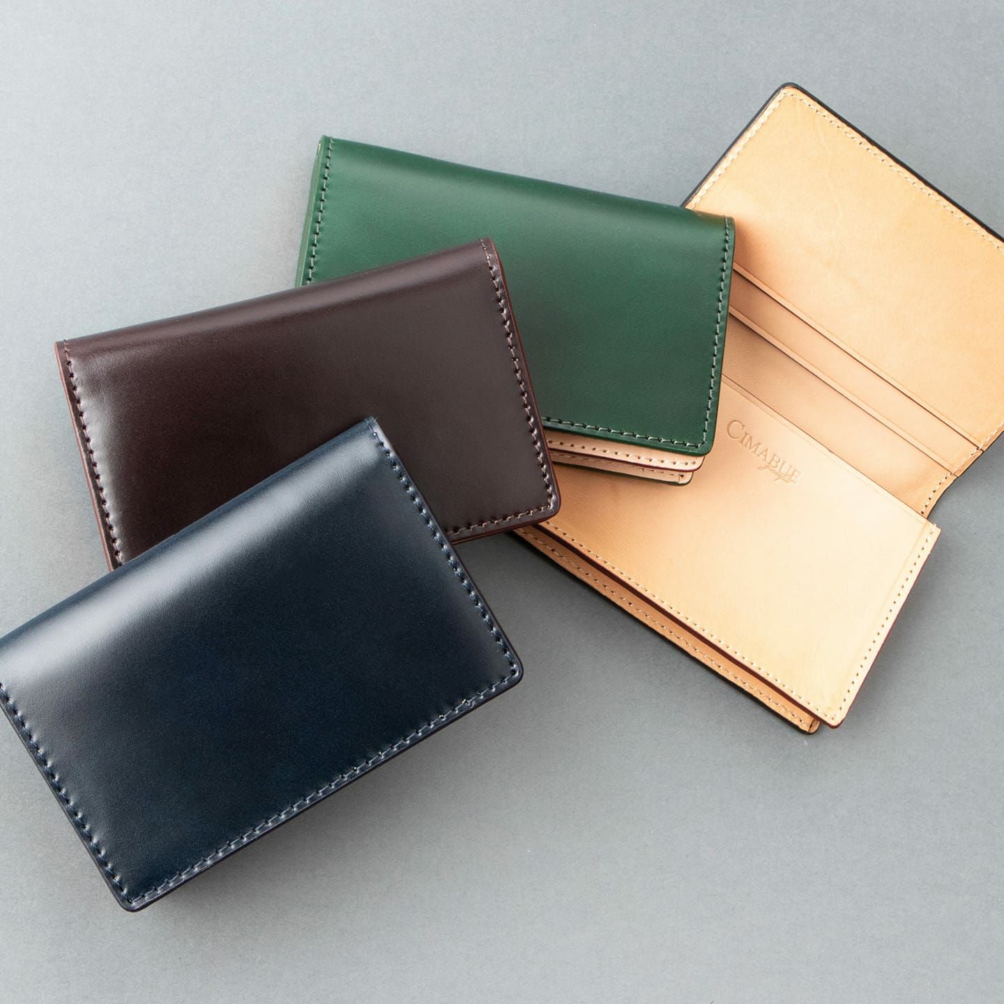 【受注会完売品】JAPAN CALF NATURAL DYED 製品染め　BBB アニリン染めコードバン 名刺入れ | 大人のバッグ・財布・ 名刺入れ