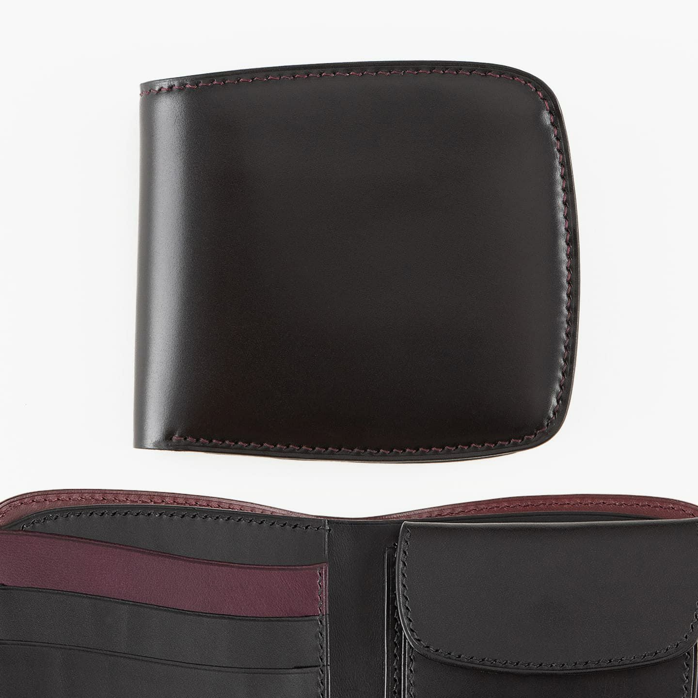 ワンズワーカー　コードバン二つ折財布 二つ折り財布・拘りの革小物 MLS（Mens Leather Store）