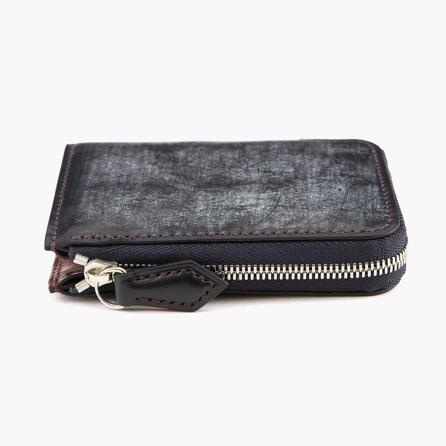 ハンドメイド（中、L字型オープンタイプ＆ハーフ財布）chacha様 L字ファスナー財布・拘りの革小物 MLS（Mens Leather Store）