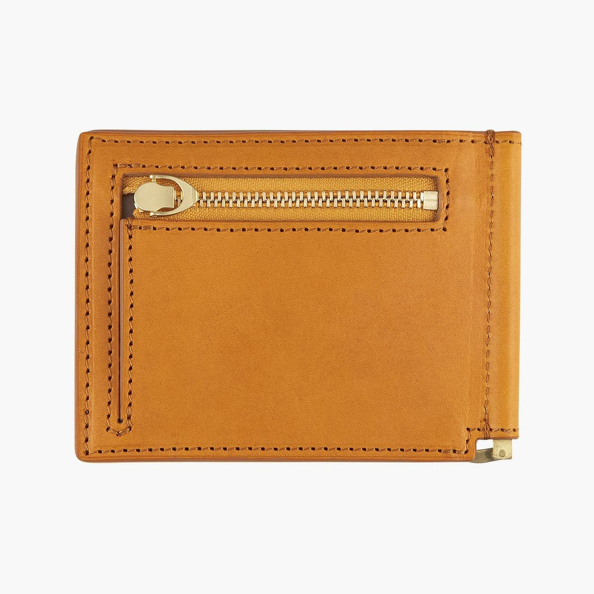 外装＆内装（ロロマ）：Napoli、金具：Gold、糸色：Grigio　※ファスナーテープ色は、外装に合わせた色となります。