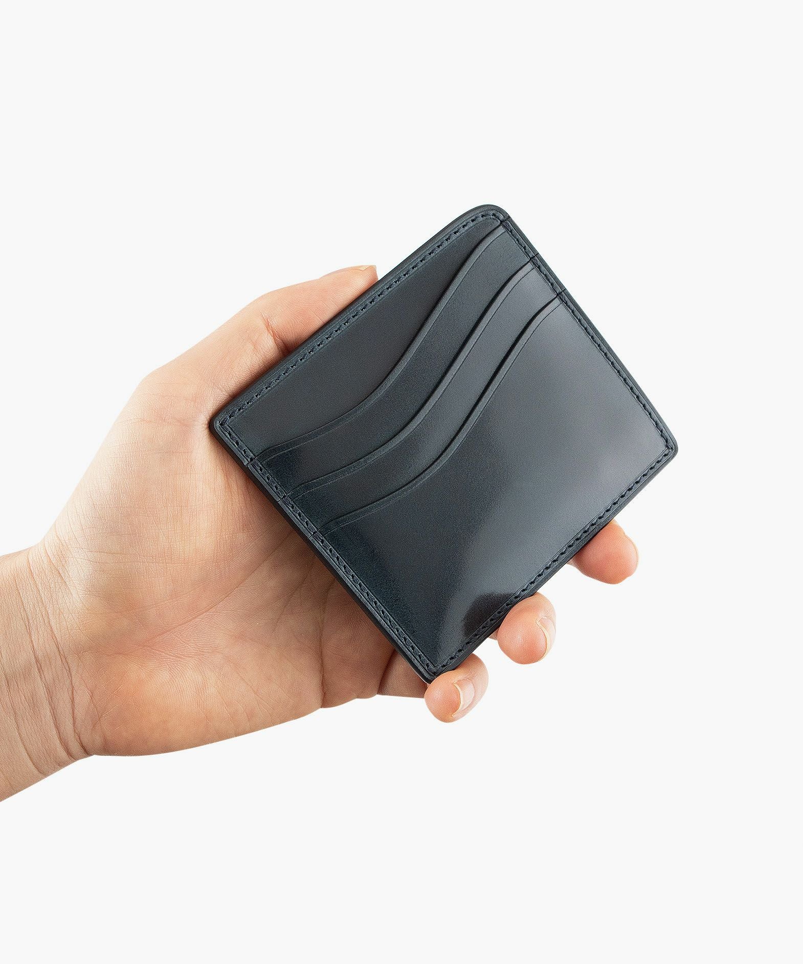 シェルコードバン × ブッテーロ スクエアコンパクトウォレット | 大人