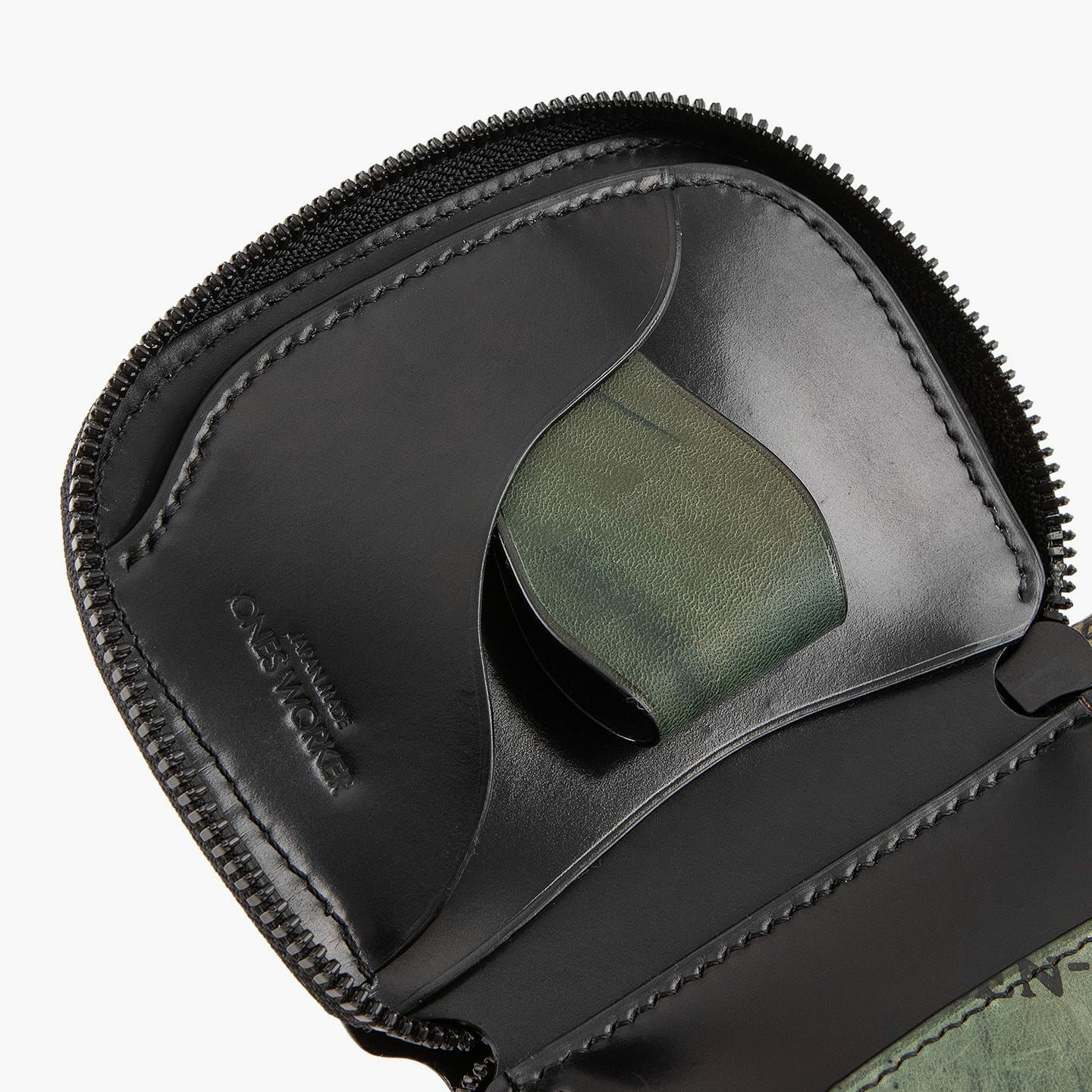 7SENSE シェルコードバン・3cardコンパクトラウンドジップ財布 Compact Wallet(コンパクト財布) - 7SENSE