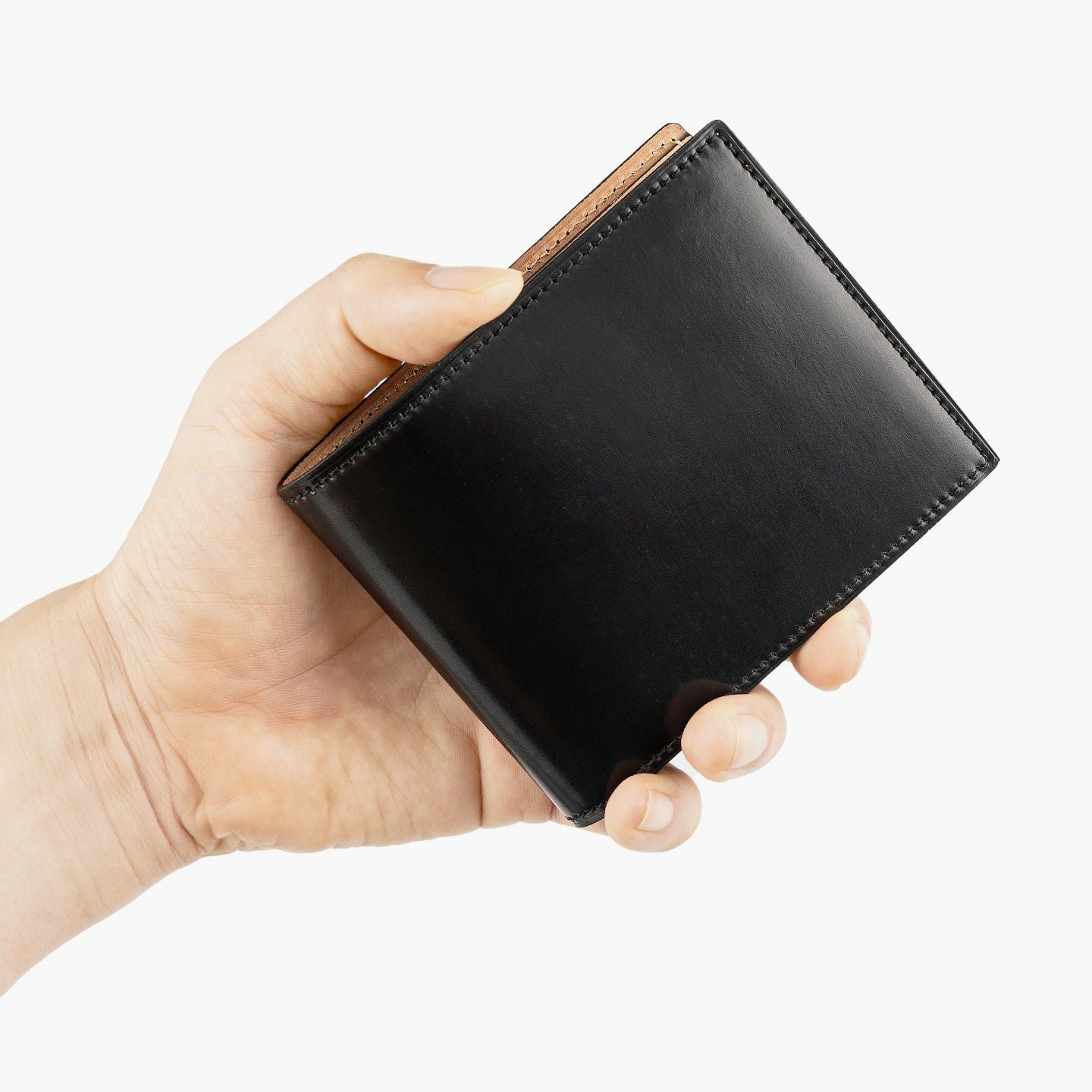 ホーウィン シェルコードバン 二つ折り財布(小銭入付き) | 大人の ホーウィン シェルコードバン 二つ折り財布(小銭入付き) | 大人の