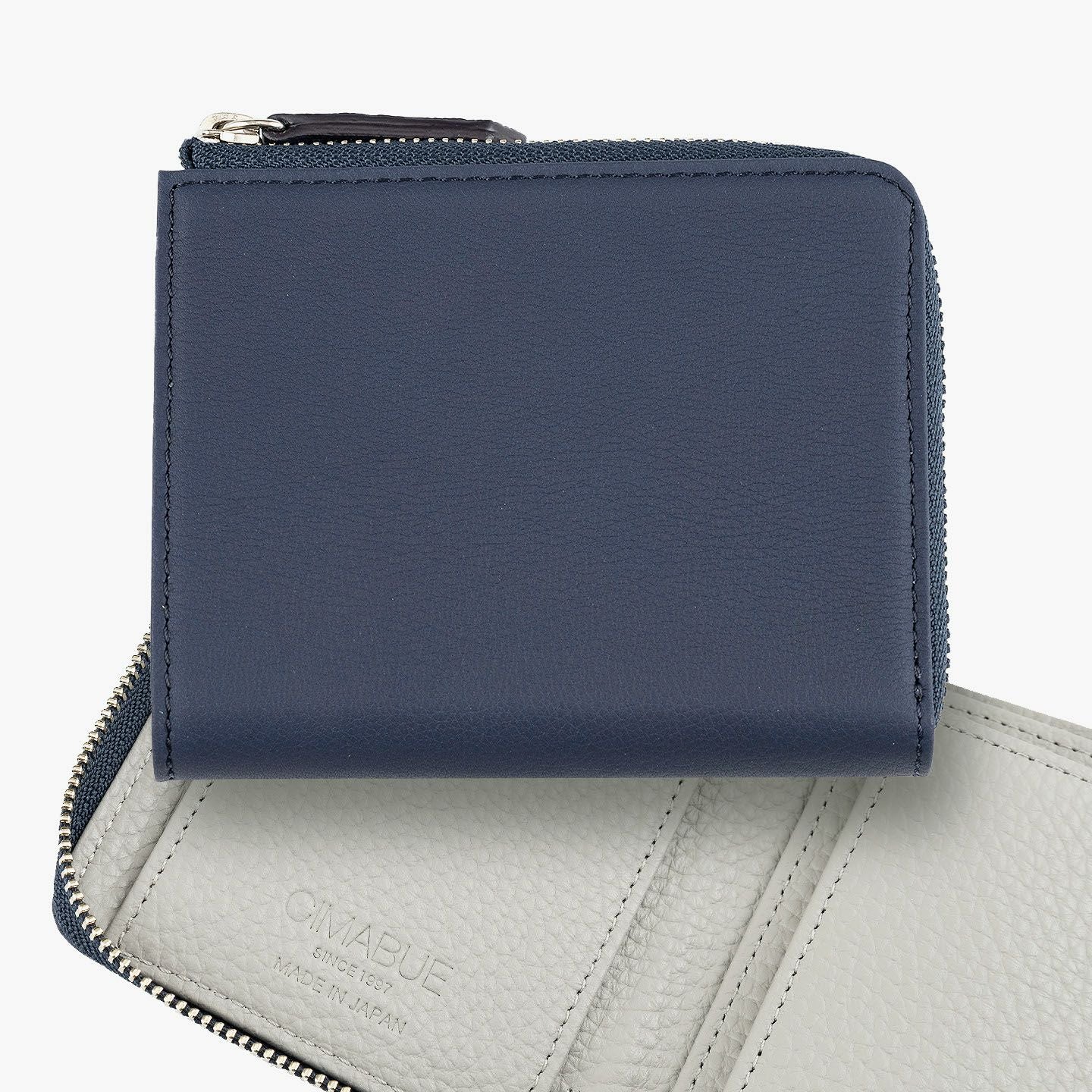 フレンチカーフ Lジップ折財布 | 大人のバッグ・財布・ L字ファスナー