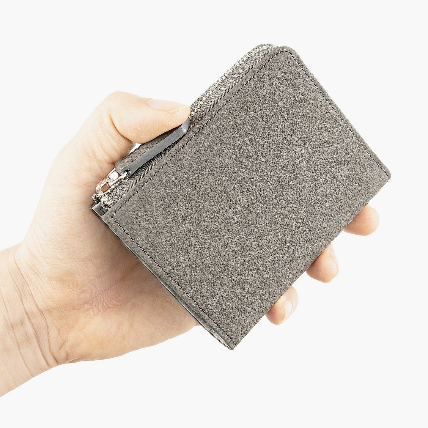 フレンチカーフ Lジップ折財布 | 大人のバッグ・財布・ L字ファスナー
