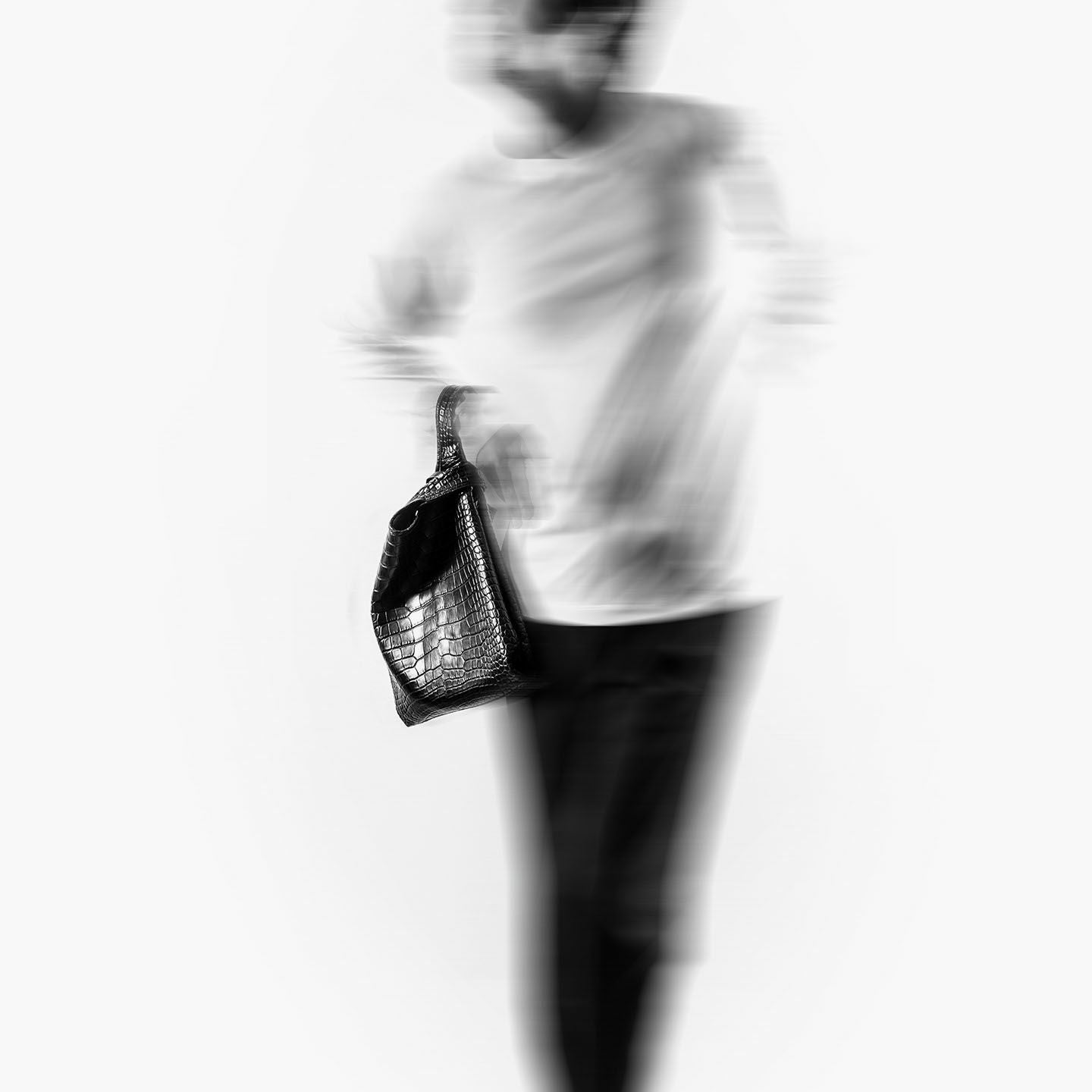 MASSIMO　アリゲーター革　ハンドバッグ The Laura - Tan - Leather - M.Gemi