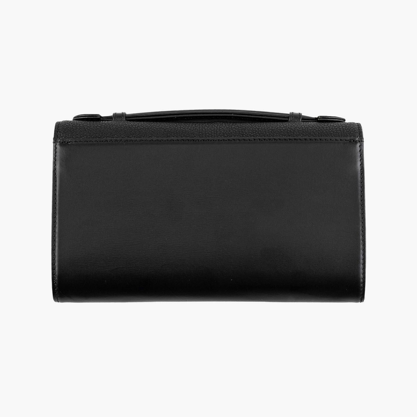 黒桟革 3Wayクラッチバッグ “feather” | 大人のバッグ・財布