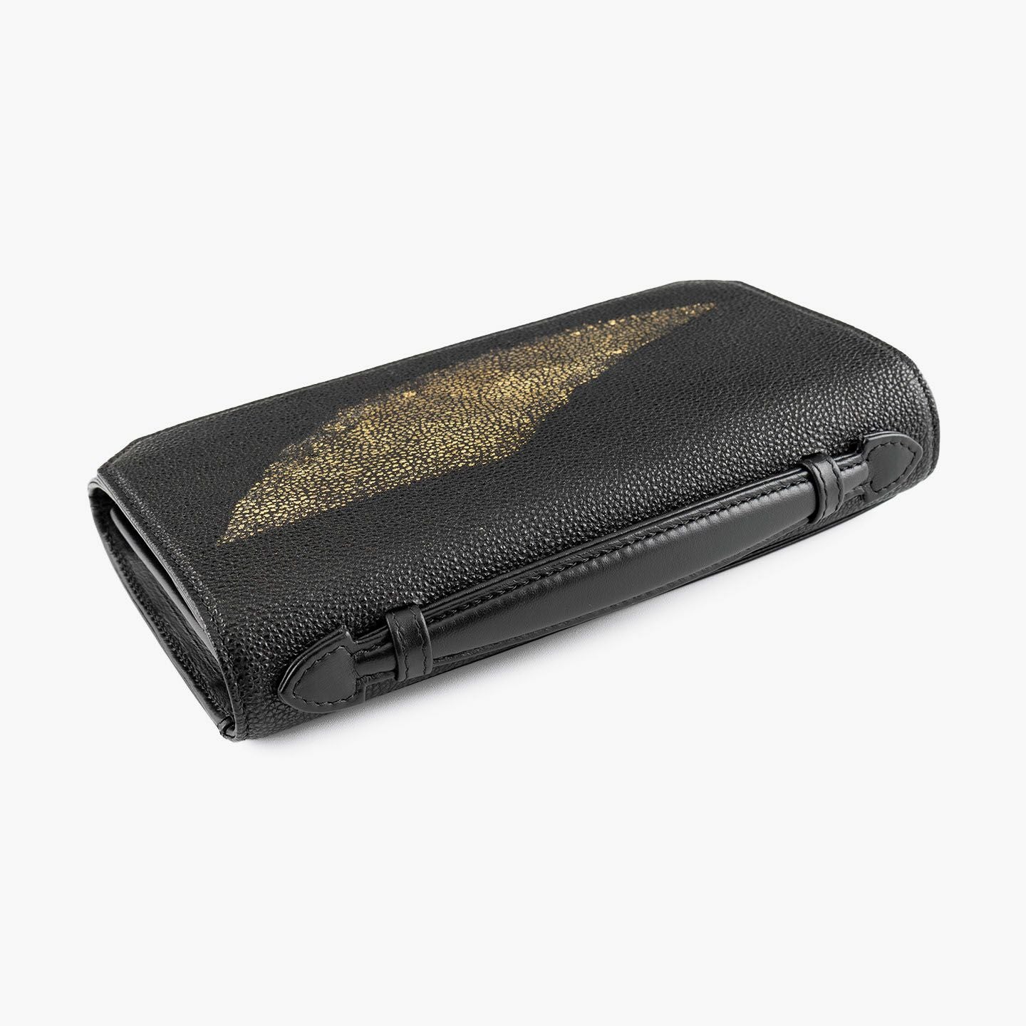 黒桟革 3Wayクラッチバッグ “feather” | 大人のバッグ・財布
