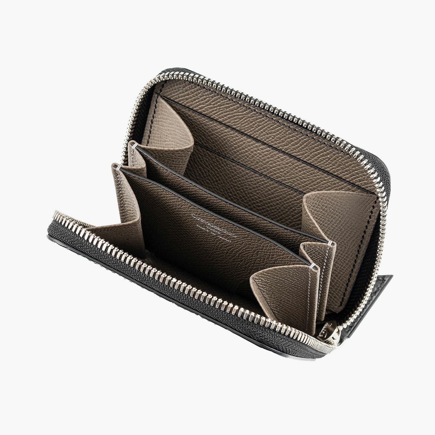 ❥ クロコダイル ラウンドジップ ミニ財布 ウォレット ブラウン クロコダイル & ダービー ラウンドジップミニウォレット | 大人の