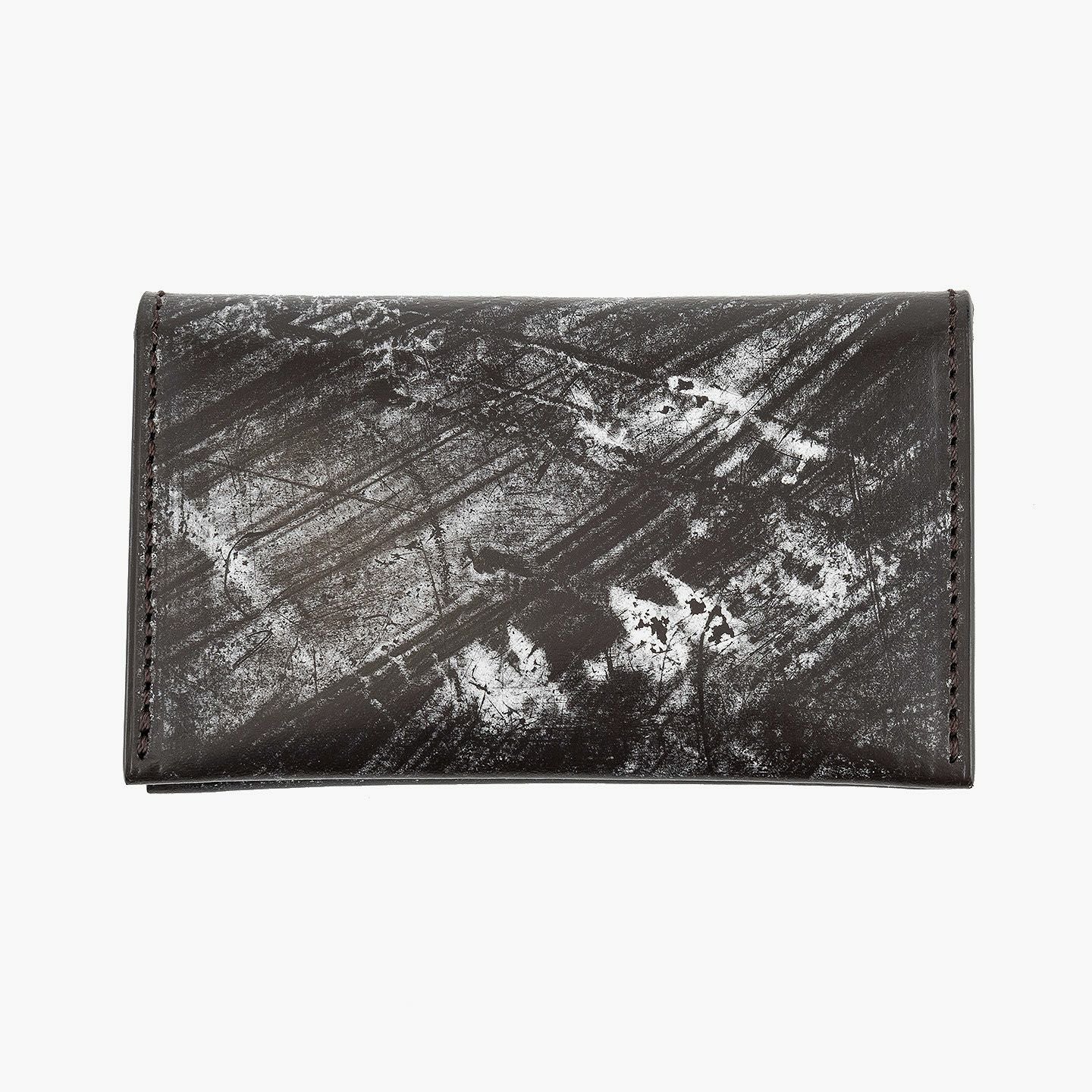 Color（バーミンガム）：Dark Brown、裏地（ピッグスエード）：Blue、ブランドロゴ刻印：素押し、内側ホック（Gold）：有