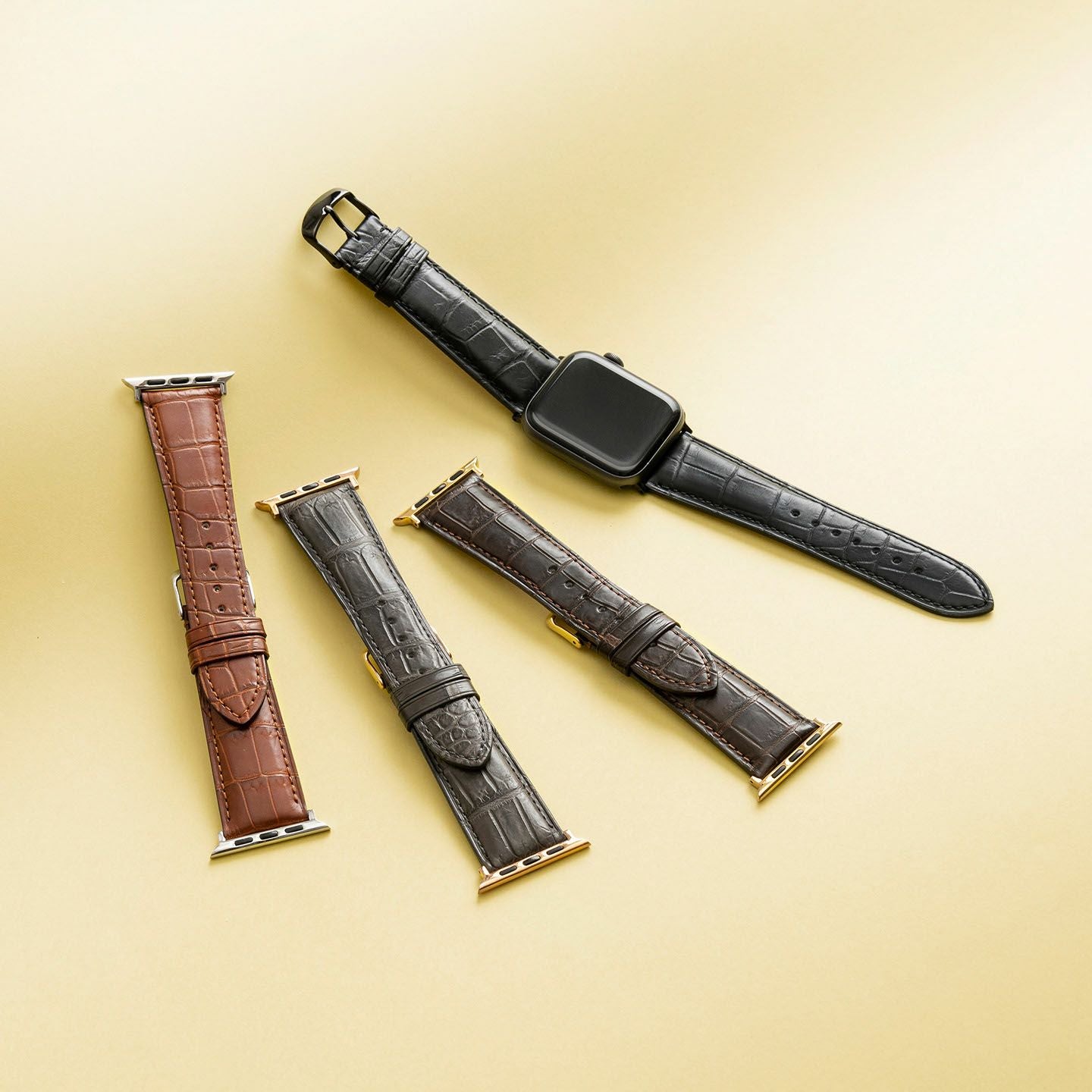 クロコダイル アップルウォッチバンド [42-49] | 大人のバッグ・財布