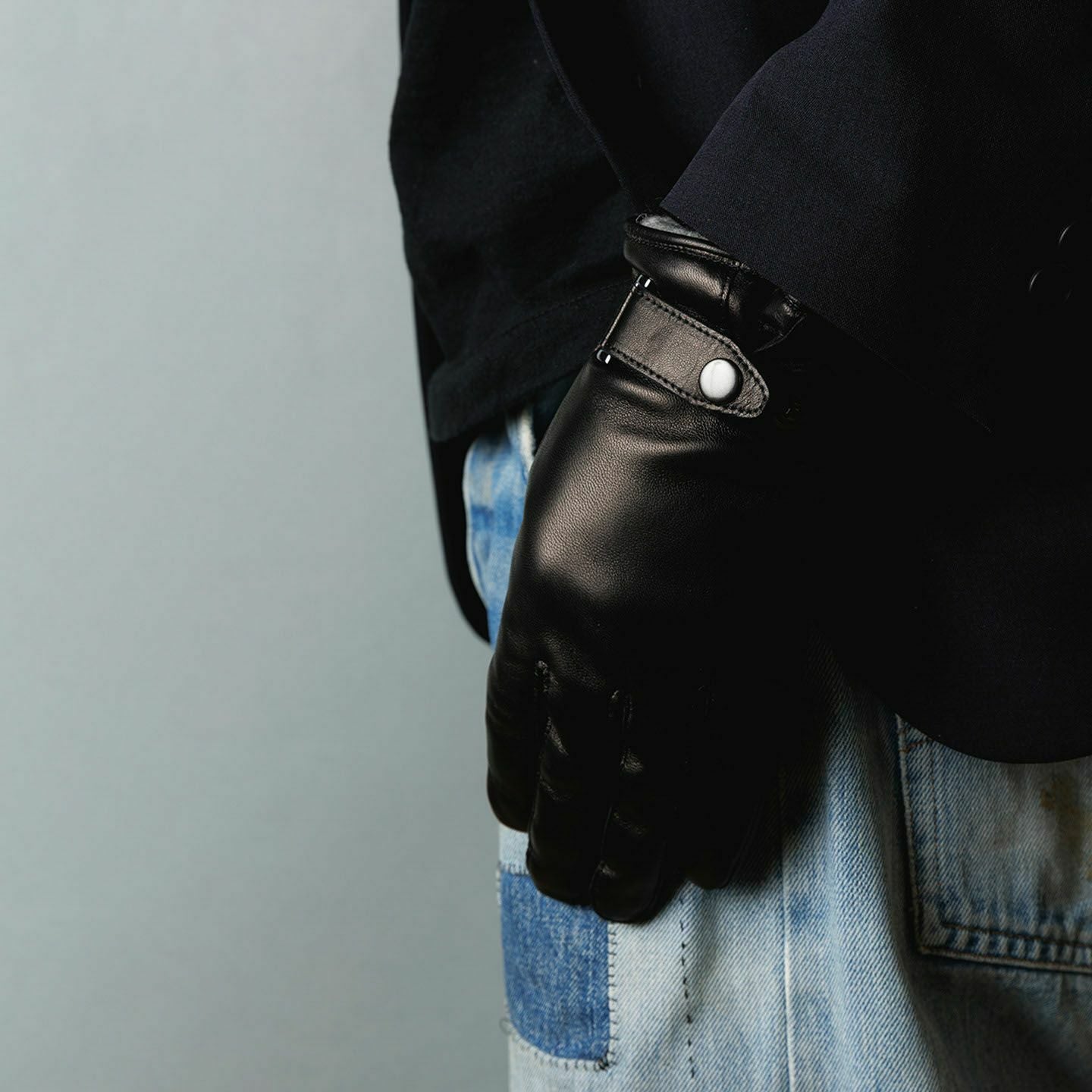 イタリアンシープ手袋 “Belted-Touch Panel”【MEN】 | 大人のバッグ