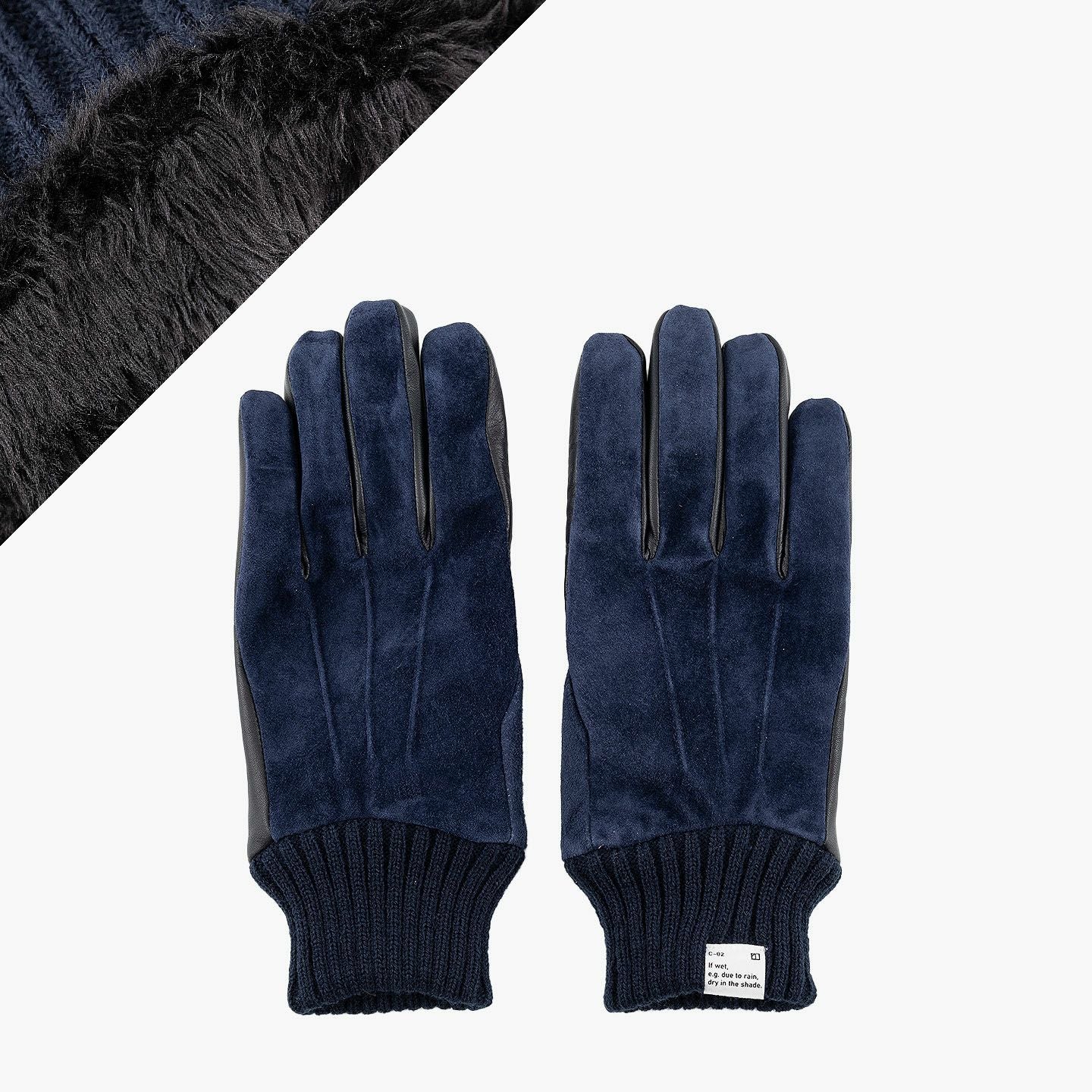 ピッグスエード×シープ手袋 “Cuffs-Touch Panel”【MEN】 | 大人の