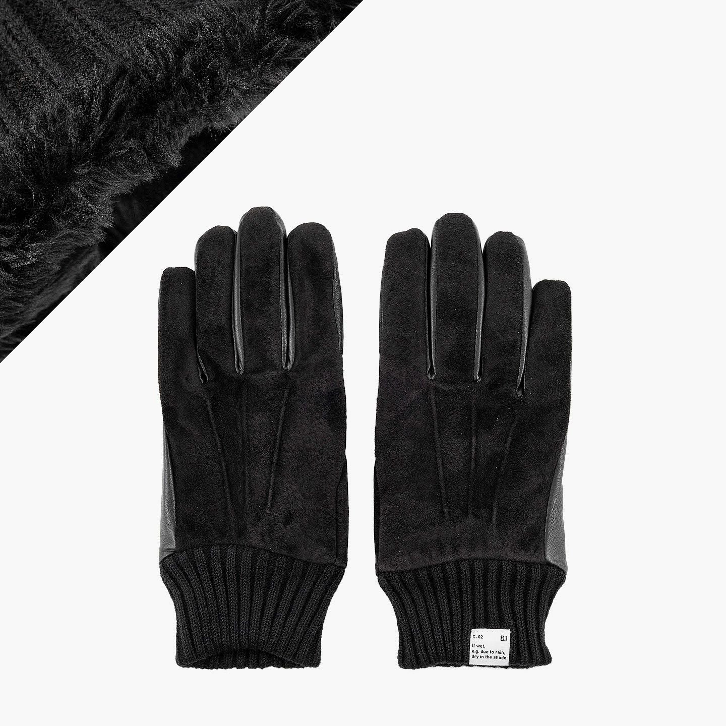 ピッグスエード×シープ手袋 “Cuffs-Touch Panel”【MEN】 | 大人の
