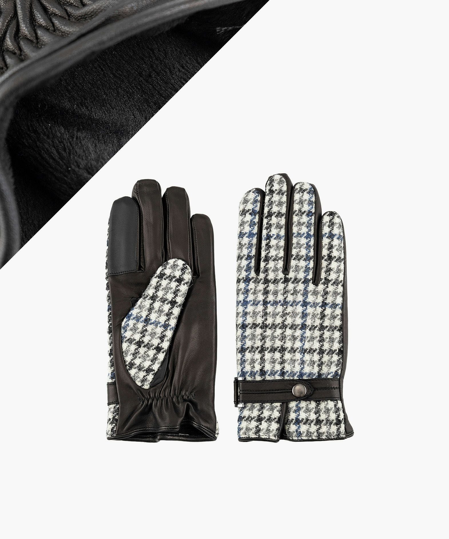 ハリスツイード×シープ手袋 “Belted-Touch Panel”【MEN】 | 大人の