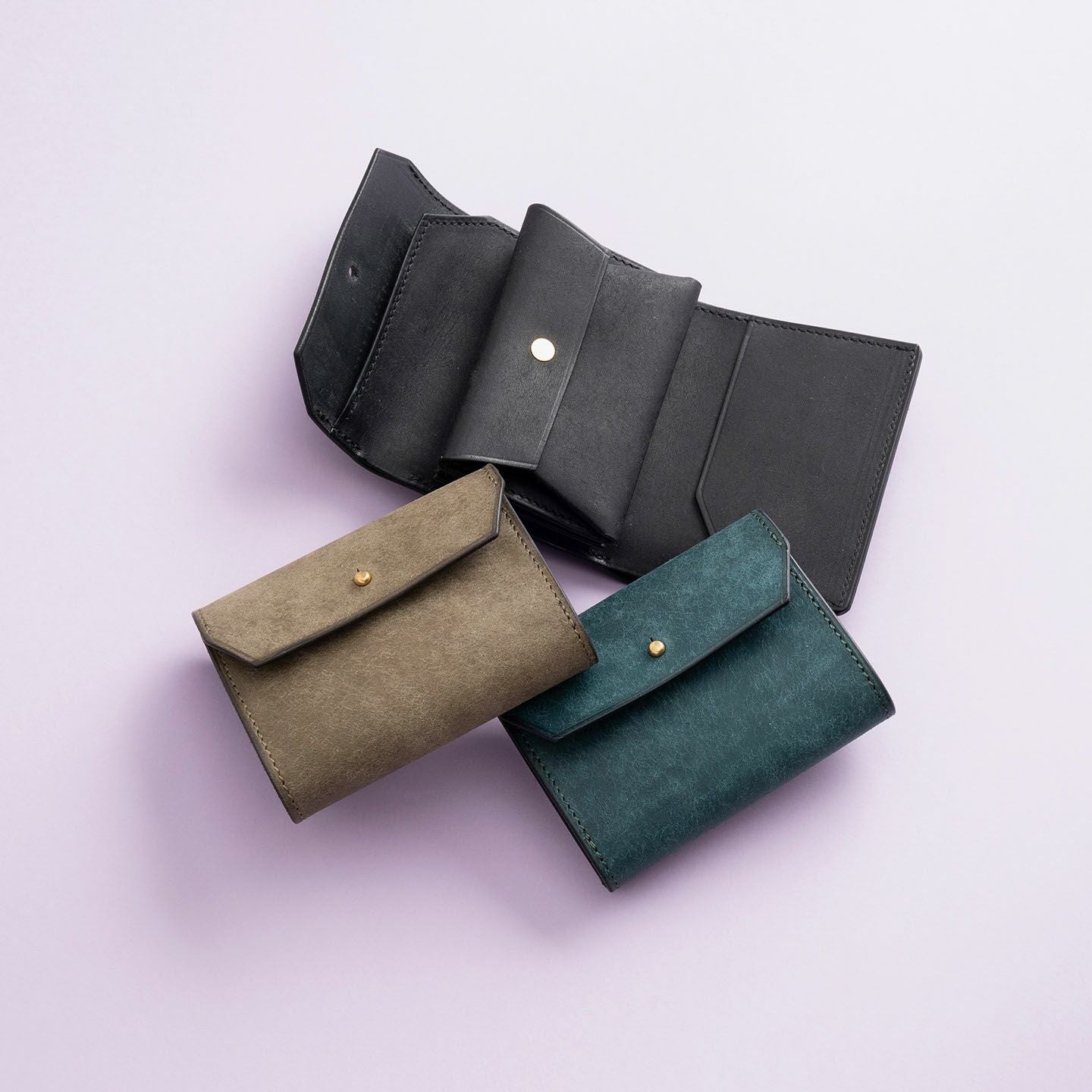 プエブロ or リスシオ 三つ折り財布“tatami”