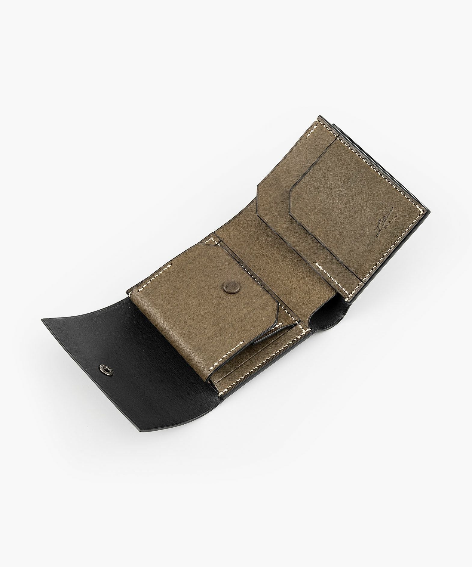 プエブロ × リスシオ コンパクト三つ折り財布 “Spina Type2” | 大人の