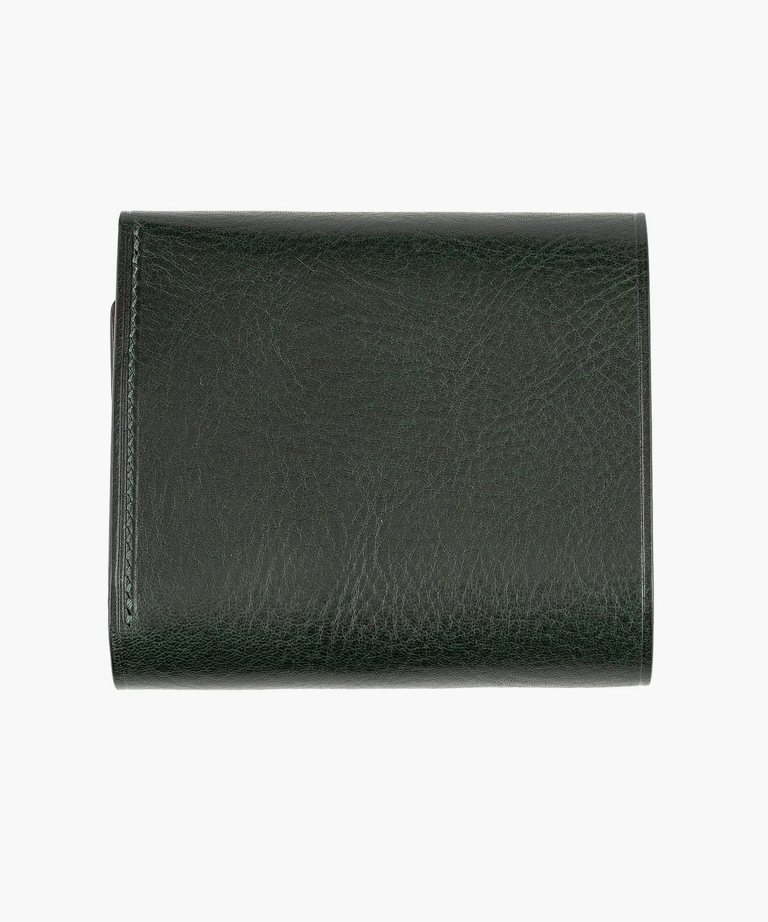 外装（リベルソ）：Green、内装（リベルソ）：Dark Brown、カードスロットタイプ：大容量1ポケット、利き手：左利き用、オコシ金具：Gold