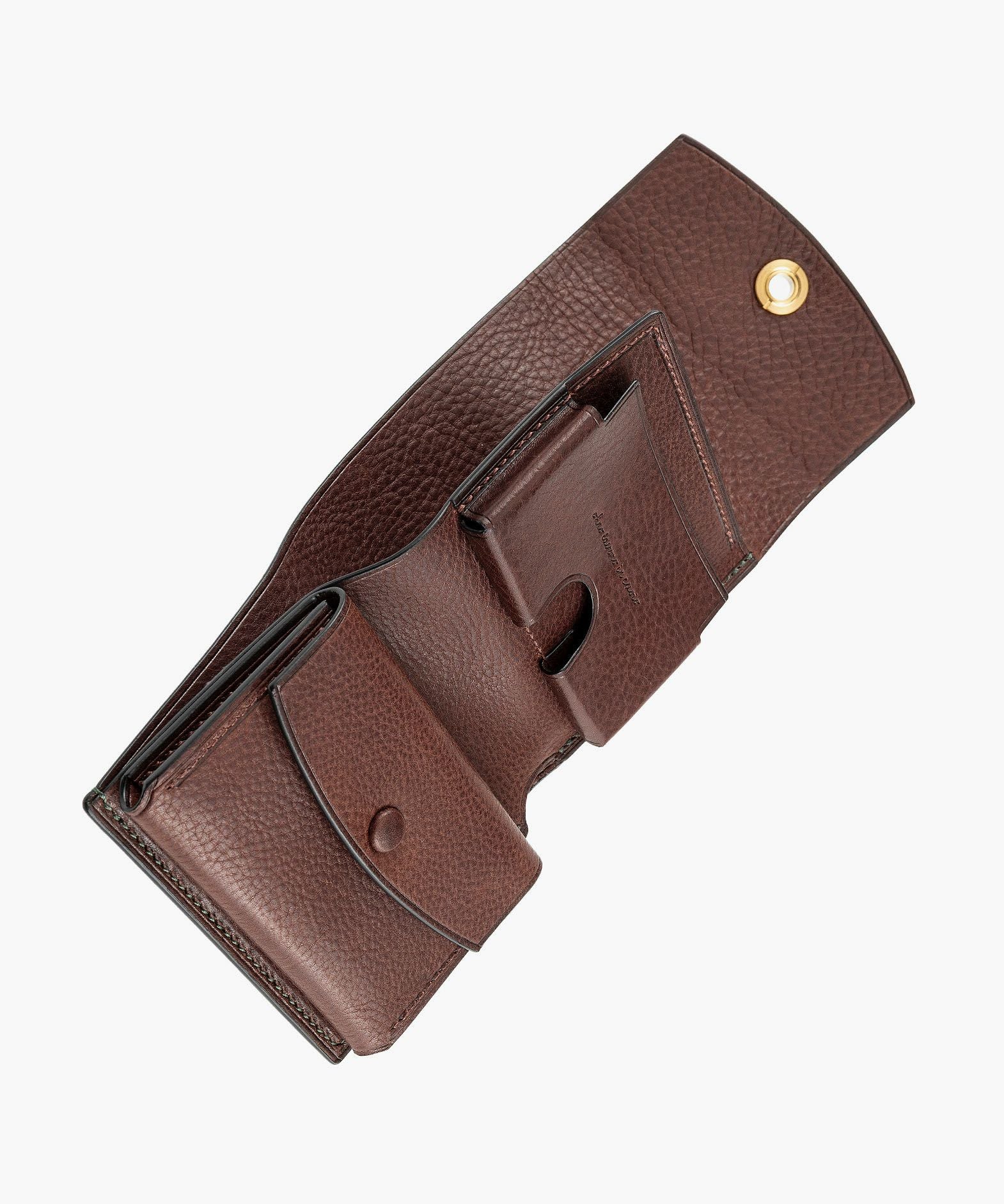 外装（リベルソ）：Green、内装（リベルソ）：Dark Brown、カードスロットタイプ：大容量1ポケット、利き手：左利き用、オコシ金具：Gold