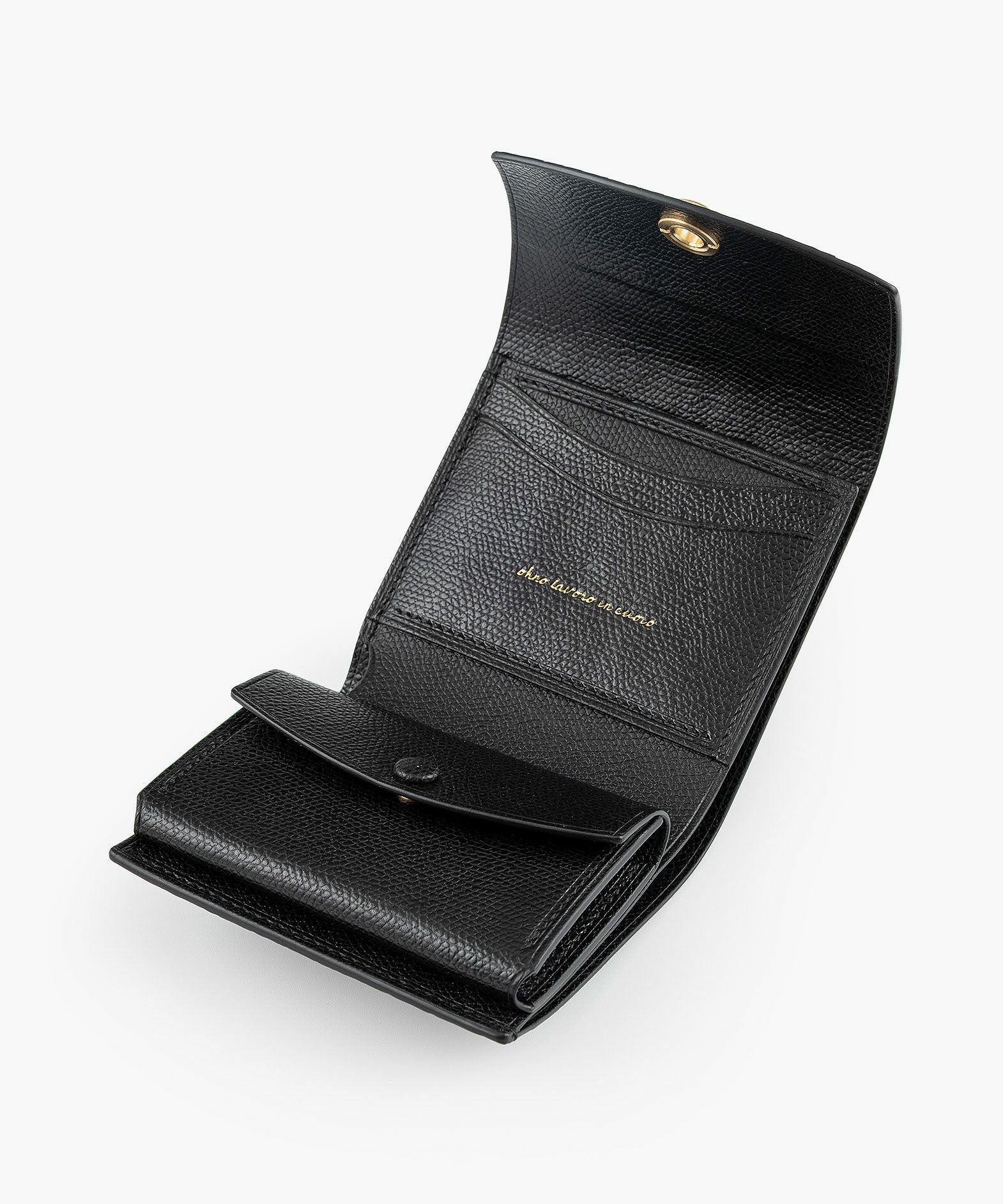 外装（ドーフィン）：Black、内装（ドーフィン）：Noir、カードスロットタイプ：スリム2ポケット、利き手：右利き用、オコシ金具：Gold