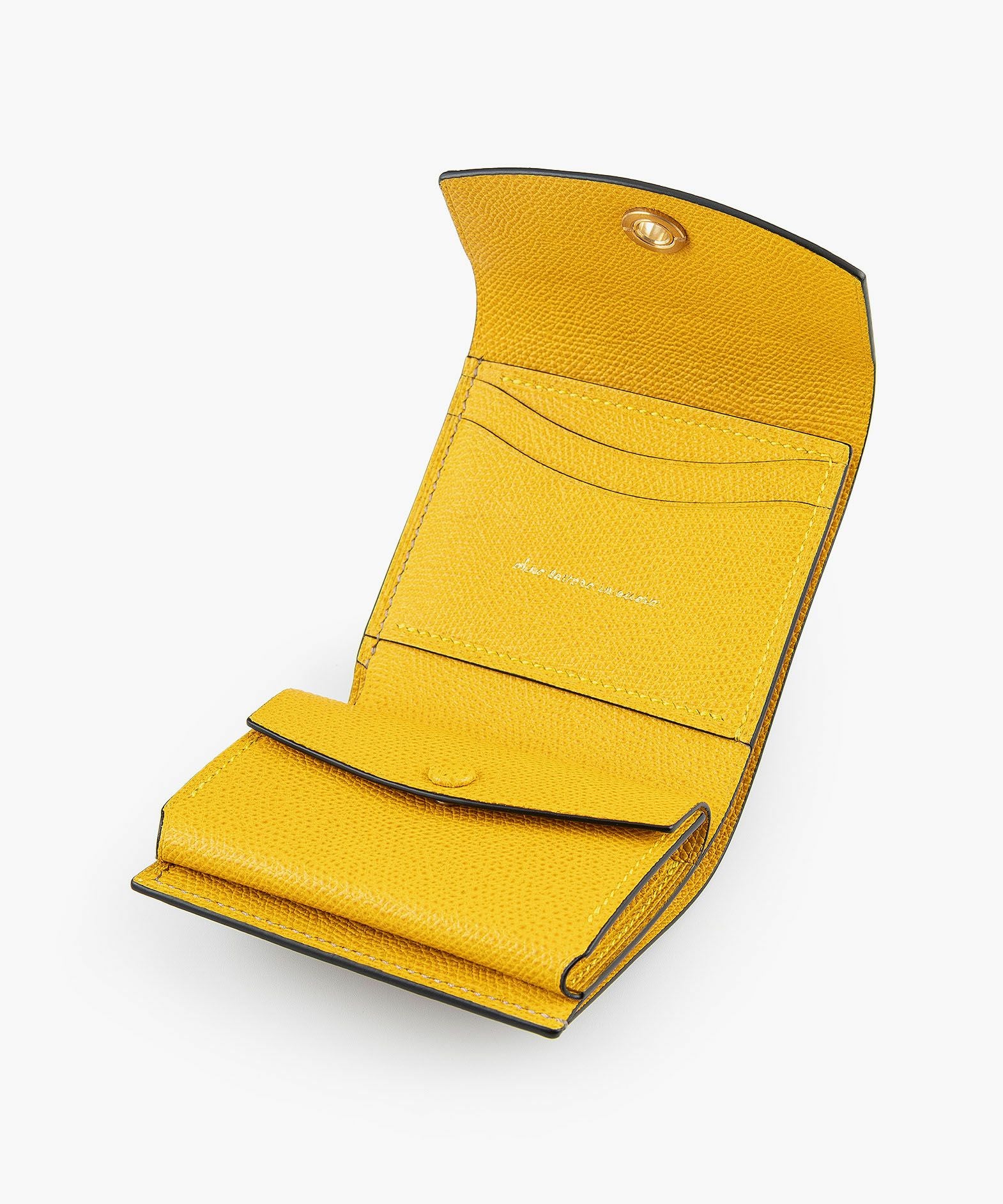 外装（ドーフィン）：Oyster Gray、内装（ドーフィン）：Mustard、カードスロットタイプ：スリム2ポケット、利き手：右利き用、オコシ金具：Gold