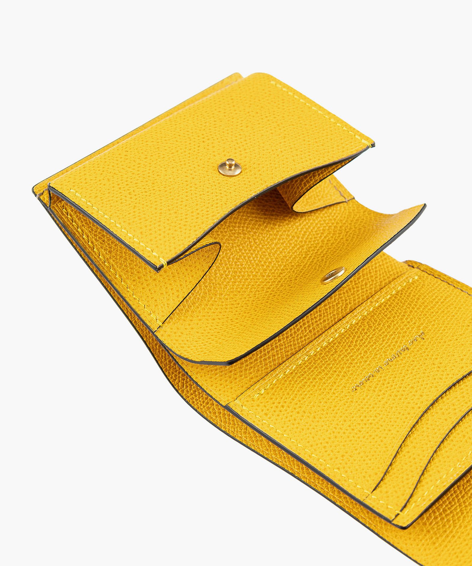 外装（ドーフィン）：Oyster Gray、内装（ドーフィン）：Mustard、カードスロットタイプ：スリム2ポケット、利き手：右利き用、オコシ金具：Gold