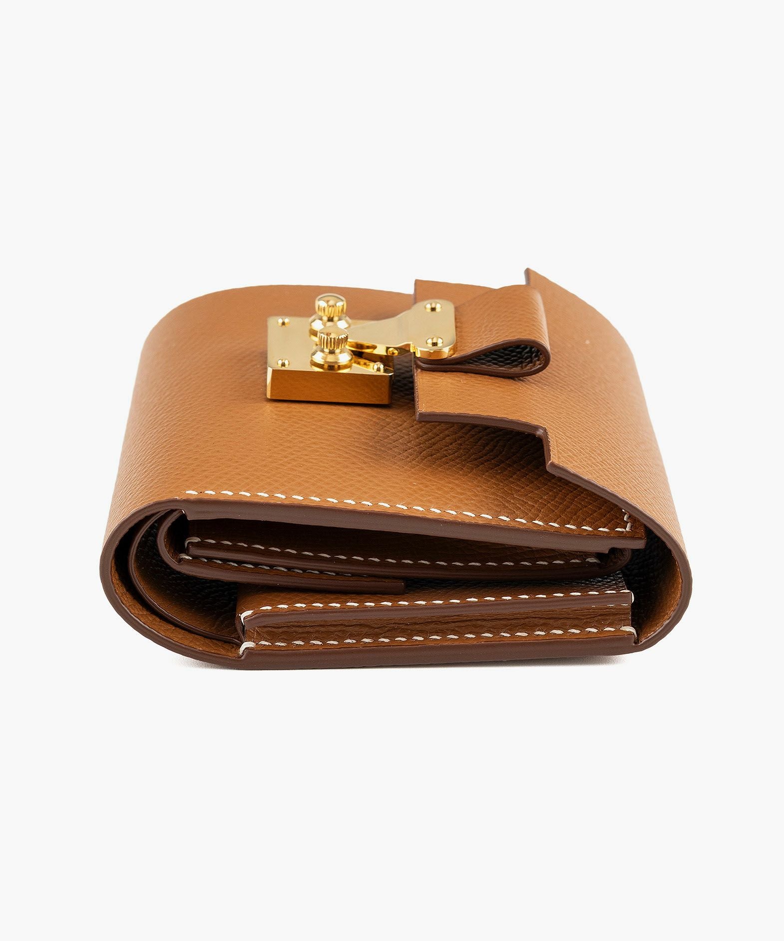 外装（ダービー）：Gold、内装（ダービー）：Gold、糸色：Natural、金具：Gold、利き手：左利き用