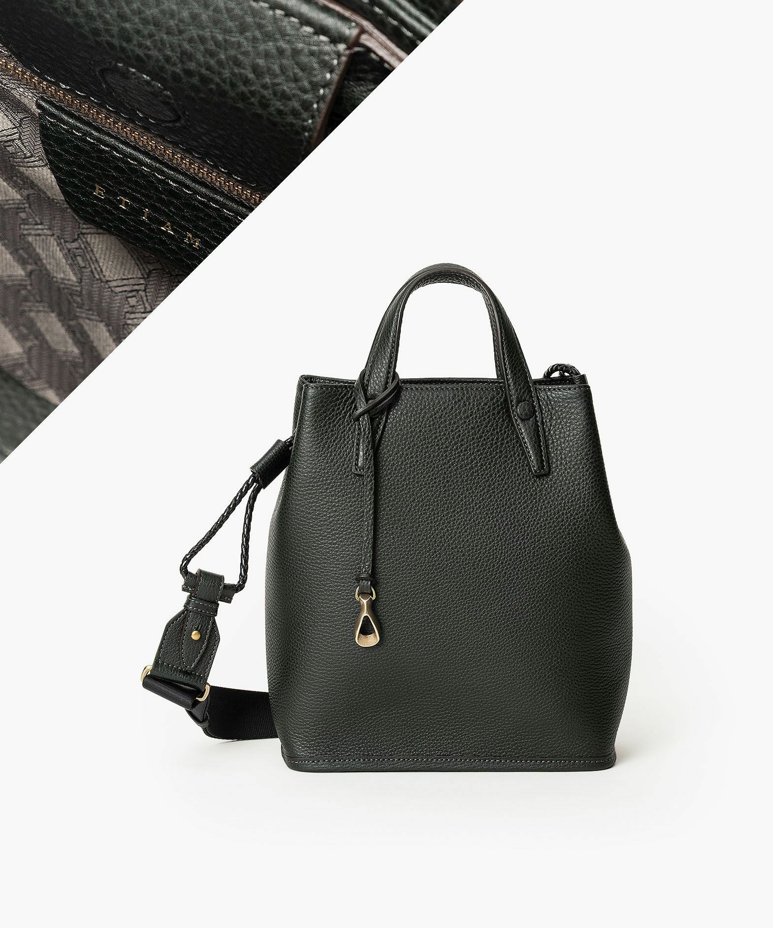 ドローストリングショルダーバッグS“ Inflect” | 大人のバッグ・財布