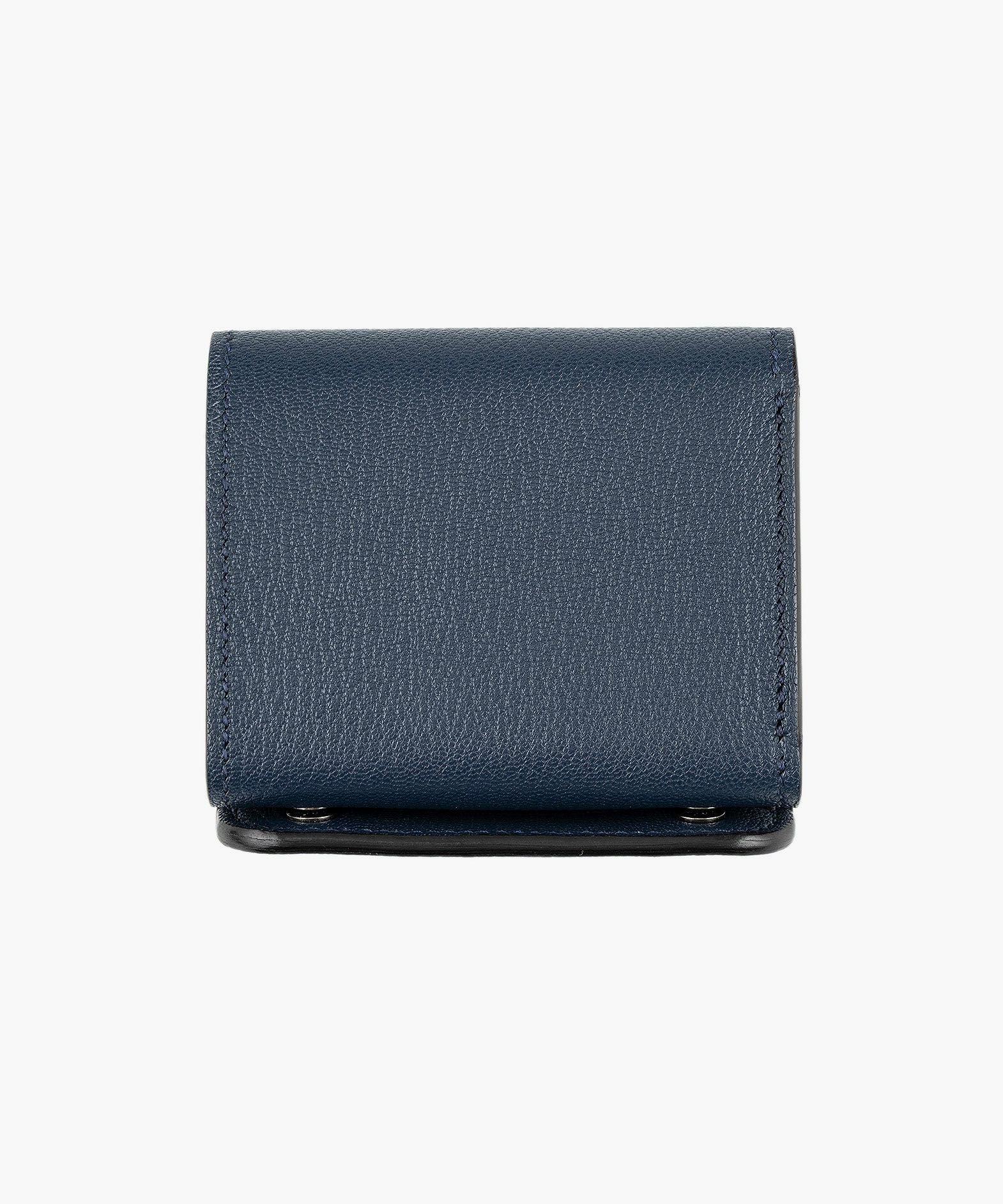 外装（シェーブル）：Navy、内装（シェーブル）：Navy、内装裏張り（ブルガロ）：Navy、糸色：Navy、ホック：Black