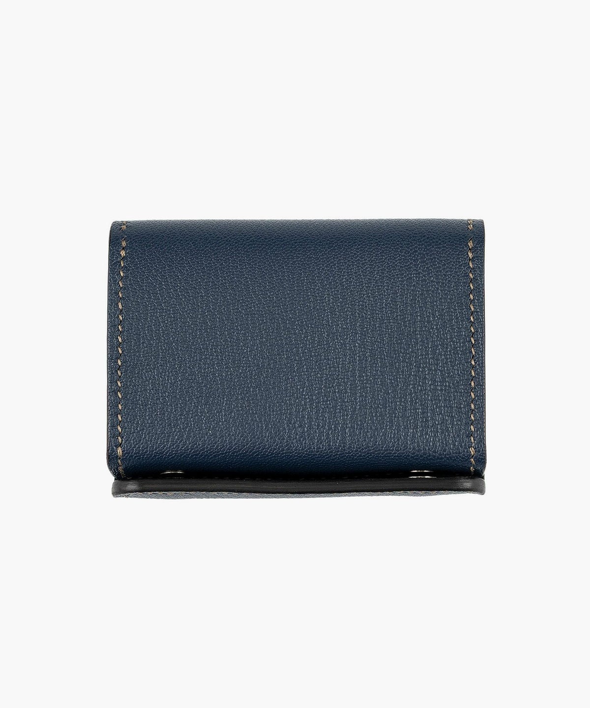 外装（シェーブル）：Navy、内装（シェーブル）：Navy、内装裏張り（ブルガロ）：Black、糸色：Khaki、ホック：Black