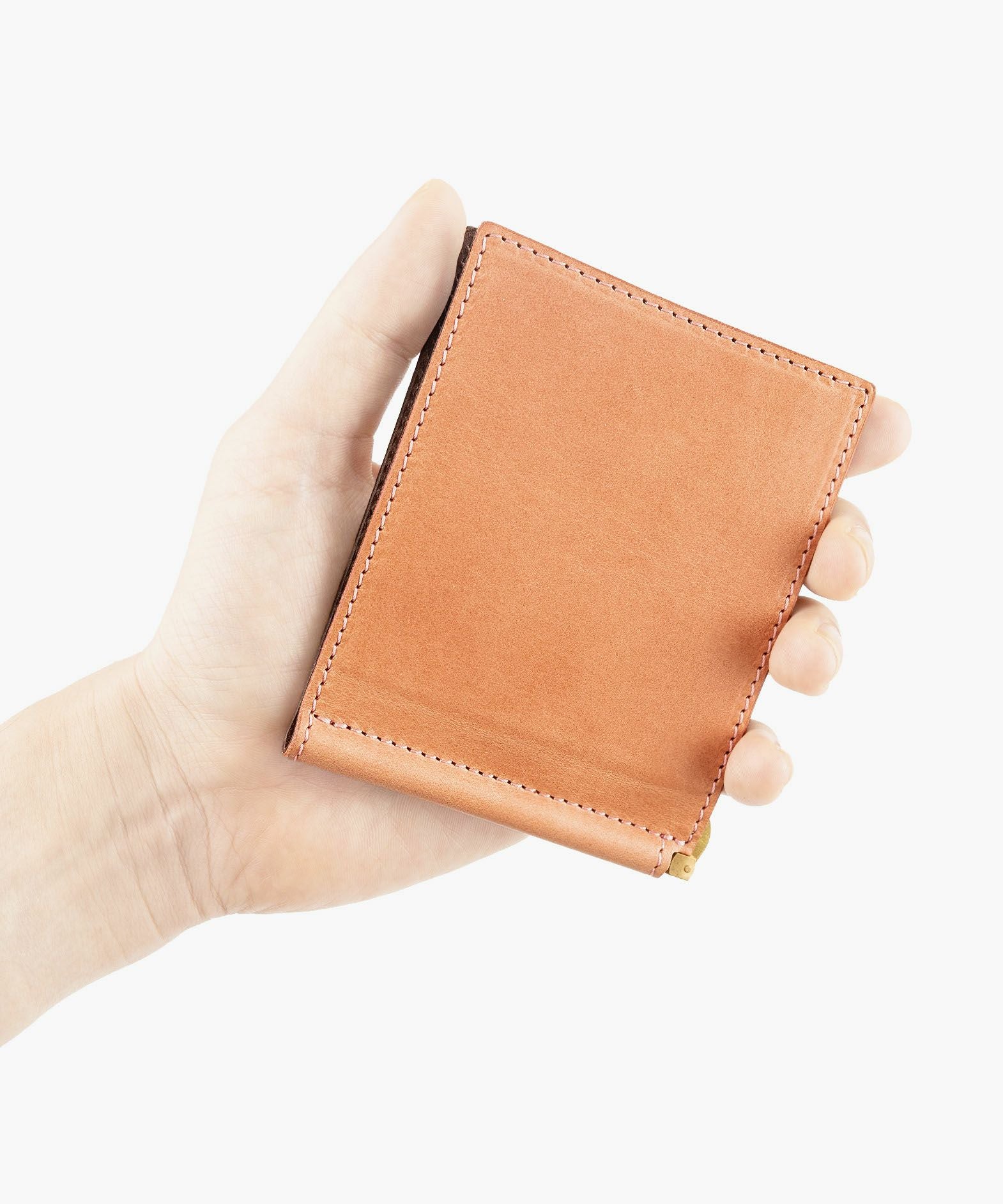 外装（ブッテーロ）：Pink、内装（ブッテーロ）：Choco、金具：Gold