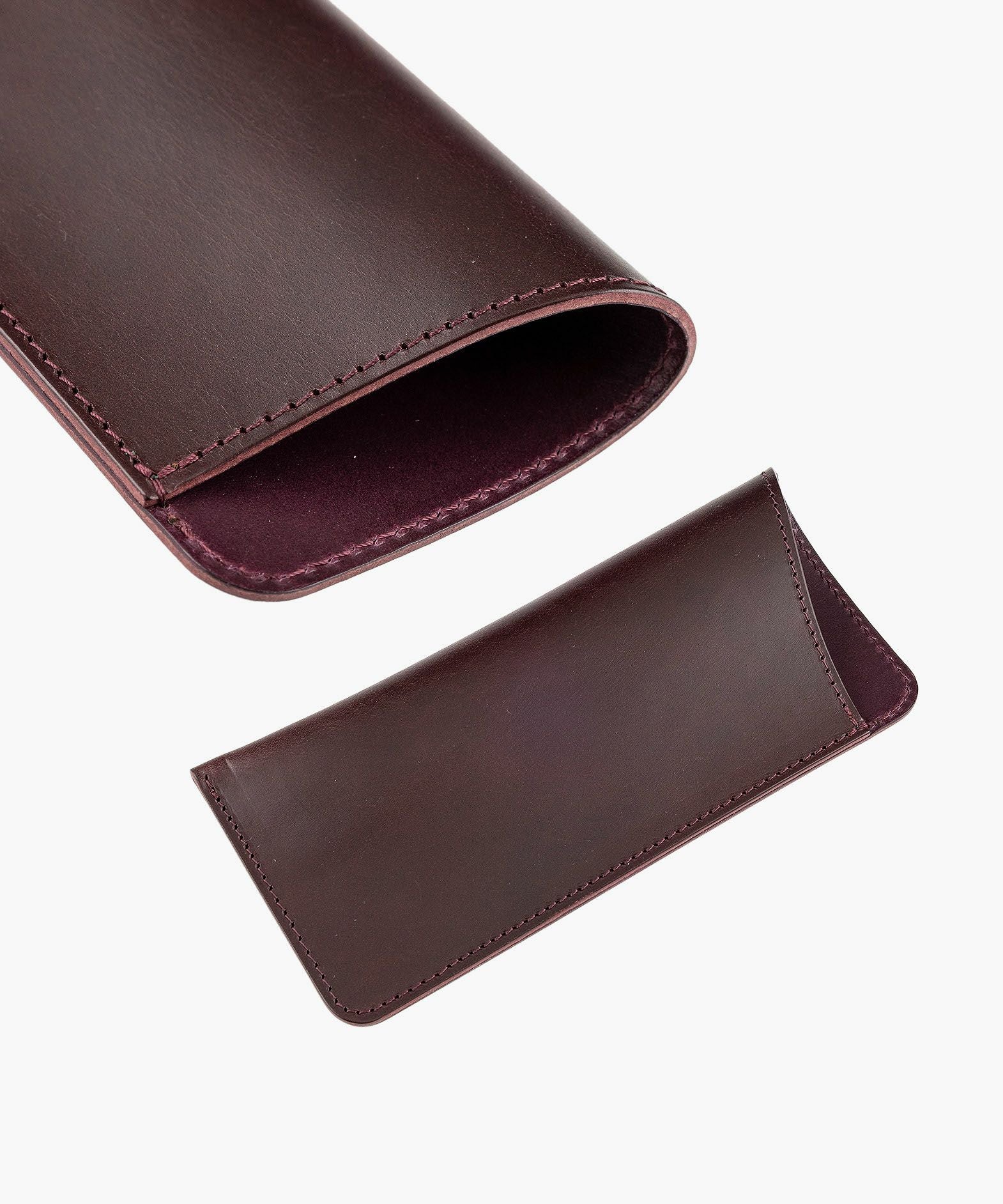 外装（ブッテーロ）：Wine、内装（ブッテーロ）：Purple、糸色：内装と同系色