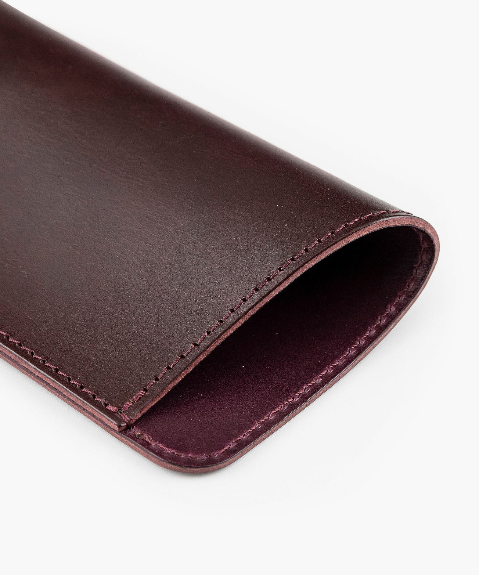 外装（ブッテーロ）：Wine、内装（ブッテーロ）：Purple、糸色：内装と同系色