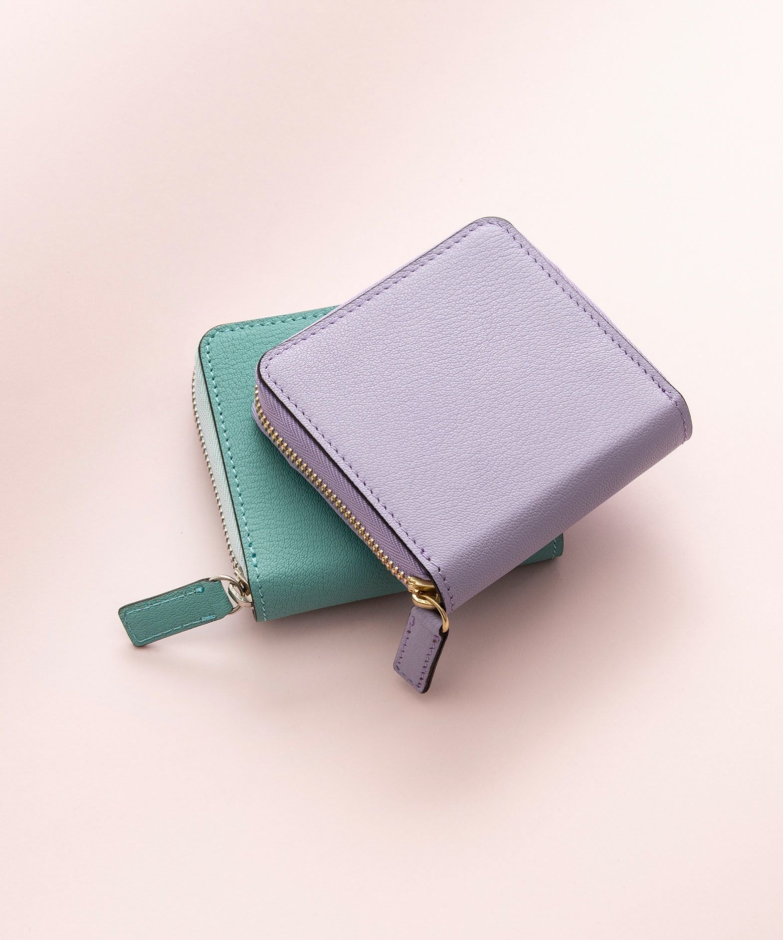 シェーブル ラウンドジップミニ財布 “Cubetto”　