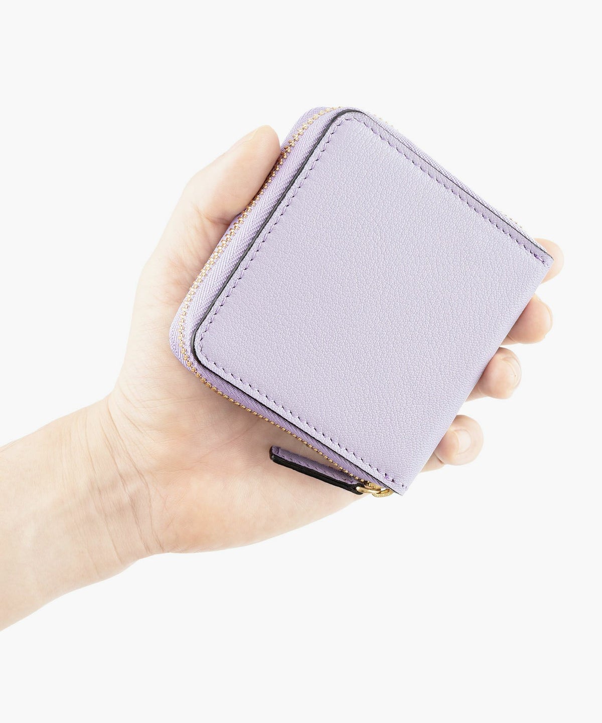 外装（シェーブル）：Lavender、内装（ブッテーロ）：Natural、金具：Gold