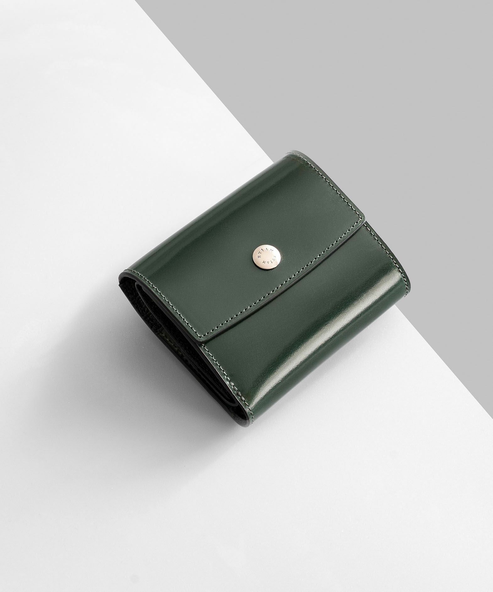 シェルコードバン 三つ折り財布 “Prior”